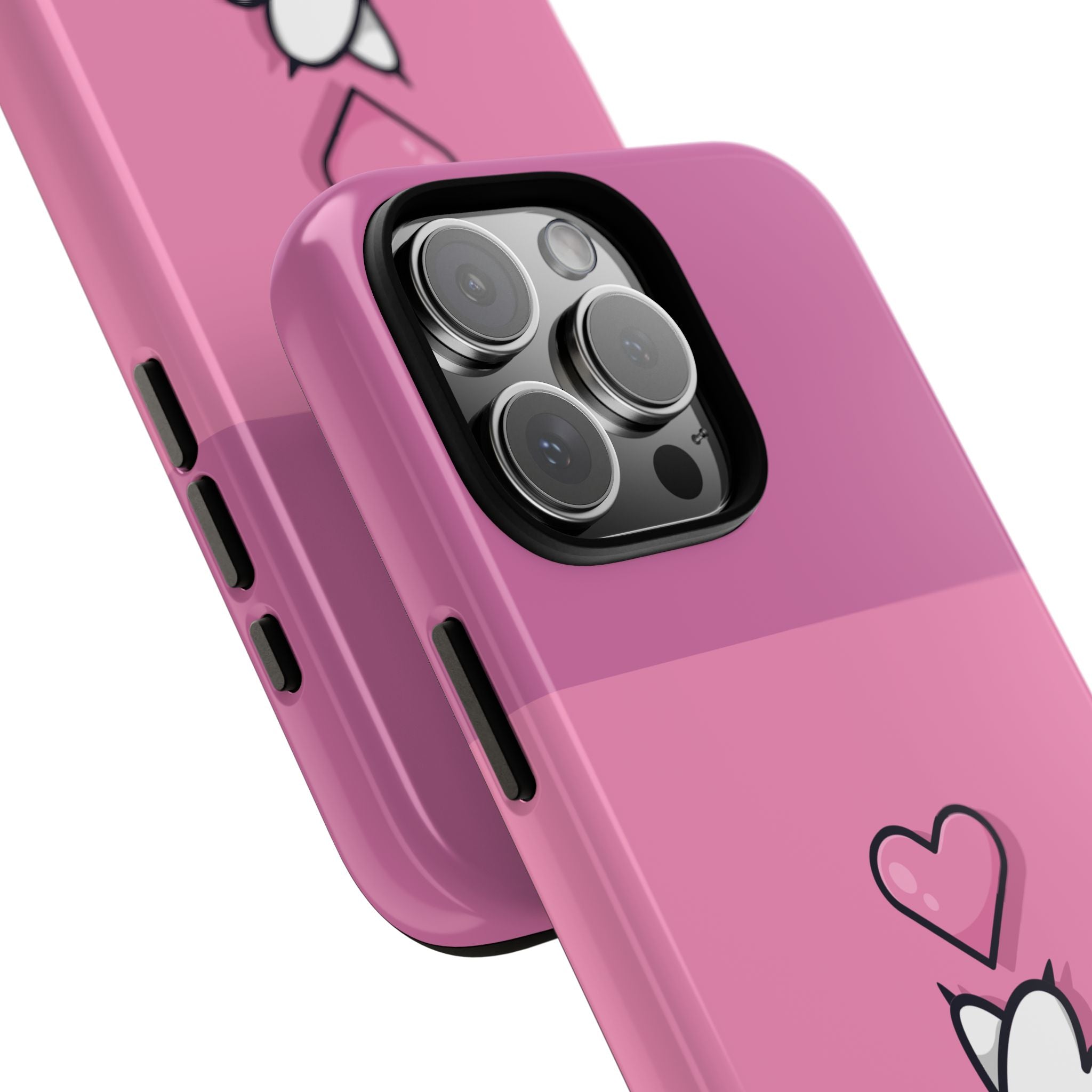 Cute Cat Paw Phone Case, Playful Pet Lover Gift, Animal Print Phone Cover, Heart Design Case, Fun Feminine Case, Kawaii Style