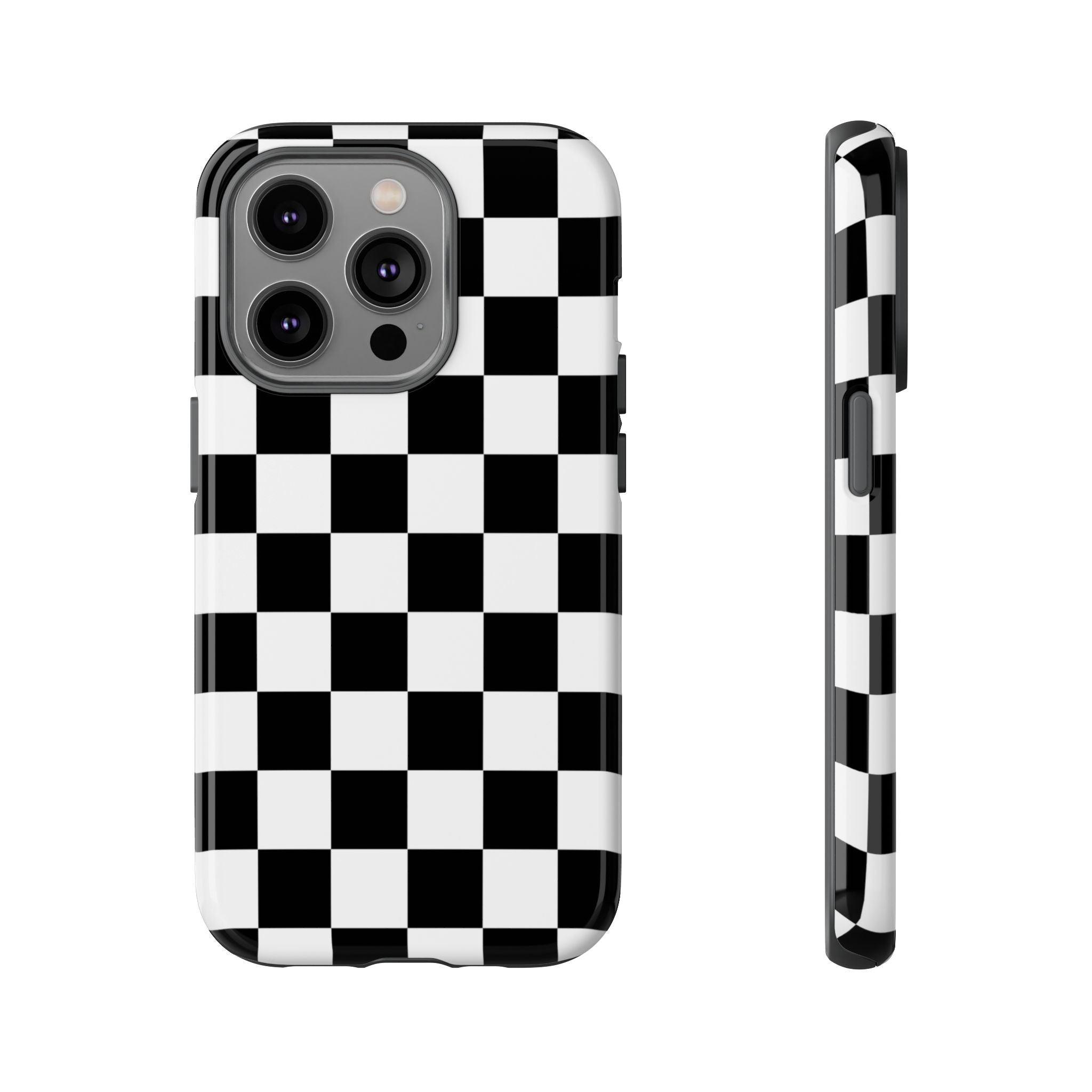 Stylish Checkered Phone Case | Trendy Protective Cover for iPhone, Gift for Teens, Fashion Accessory, Unique Design for All Occasions