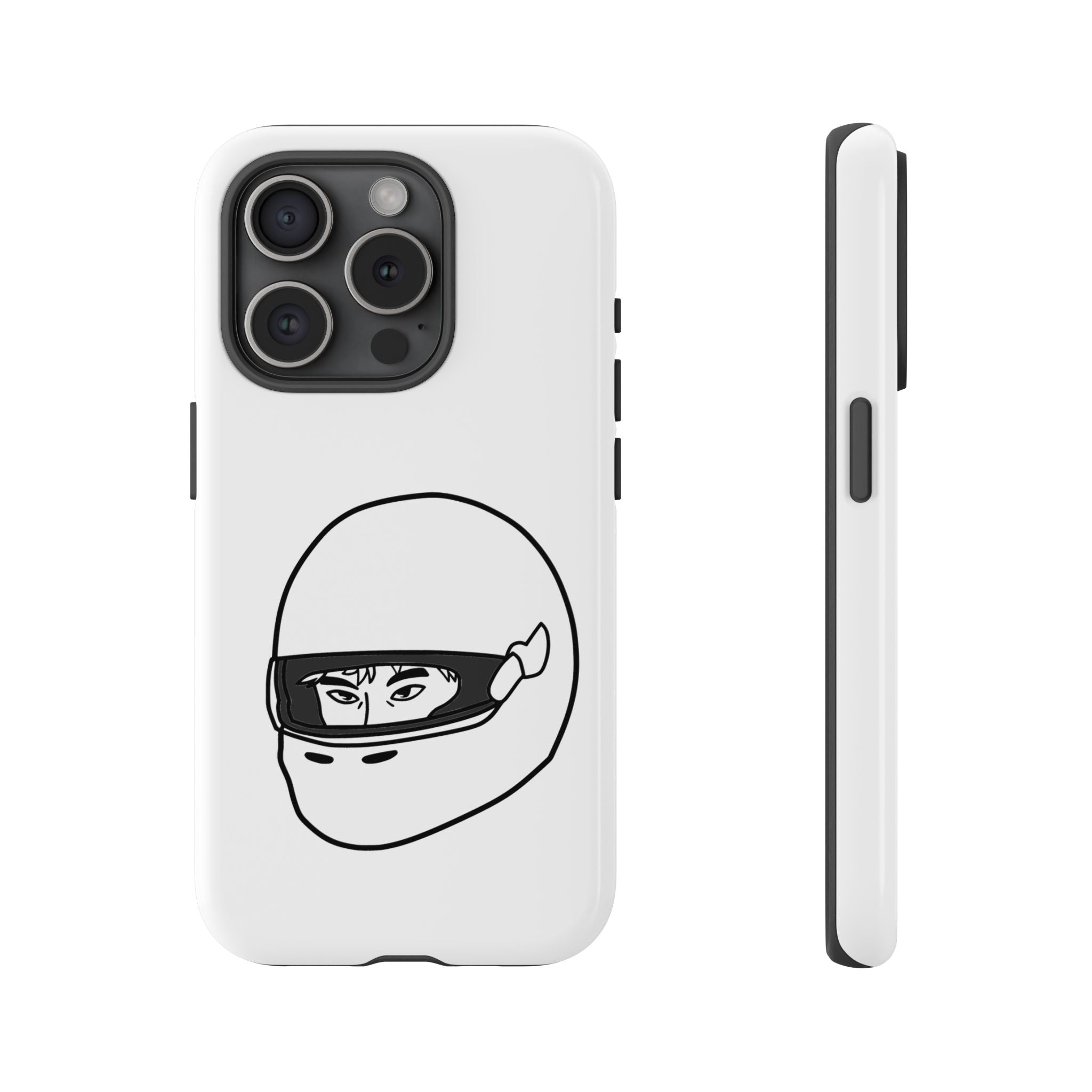 Stylish Phone Case with Racing Helmet Design | Tough Cases | Unique Gift, Motorcycle Enthusiast, Race Lover, Custom Accessory, Everyday Use