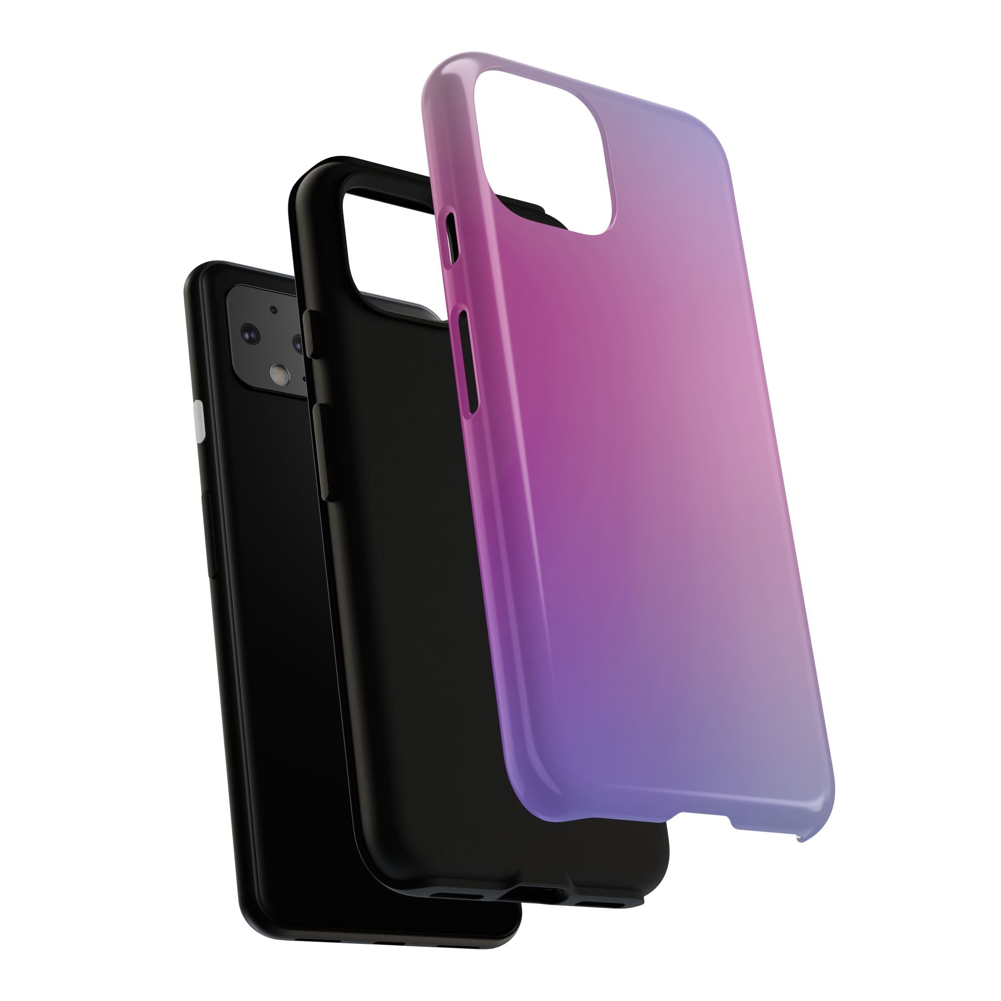 Stylish Phone Case, Tough Phone Cover, Gradient Phone Protector, Customizable Phone Shell, Durable Phone Accessory