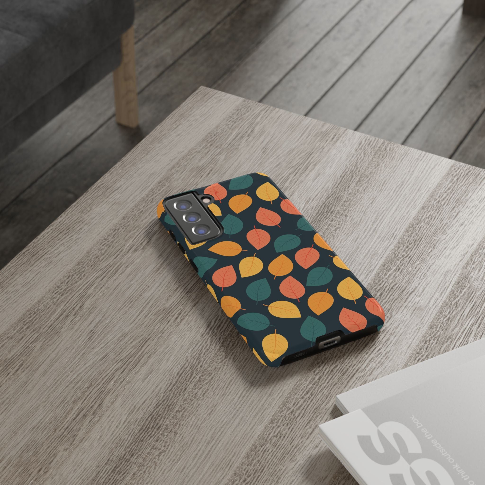 Autumn Leaves Phone Case - Protective Cell Phone Cover, Fall Aesthetic, Nature Lover Gift, Seasonal Accessories, Eco-Friendly Case