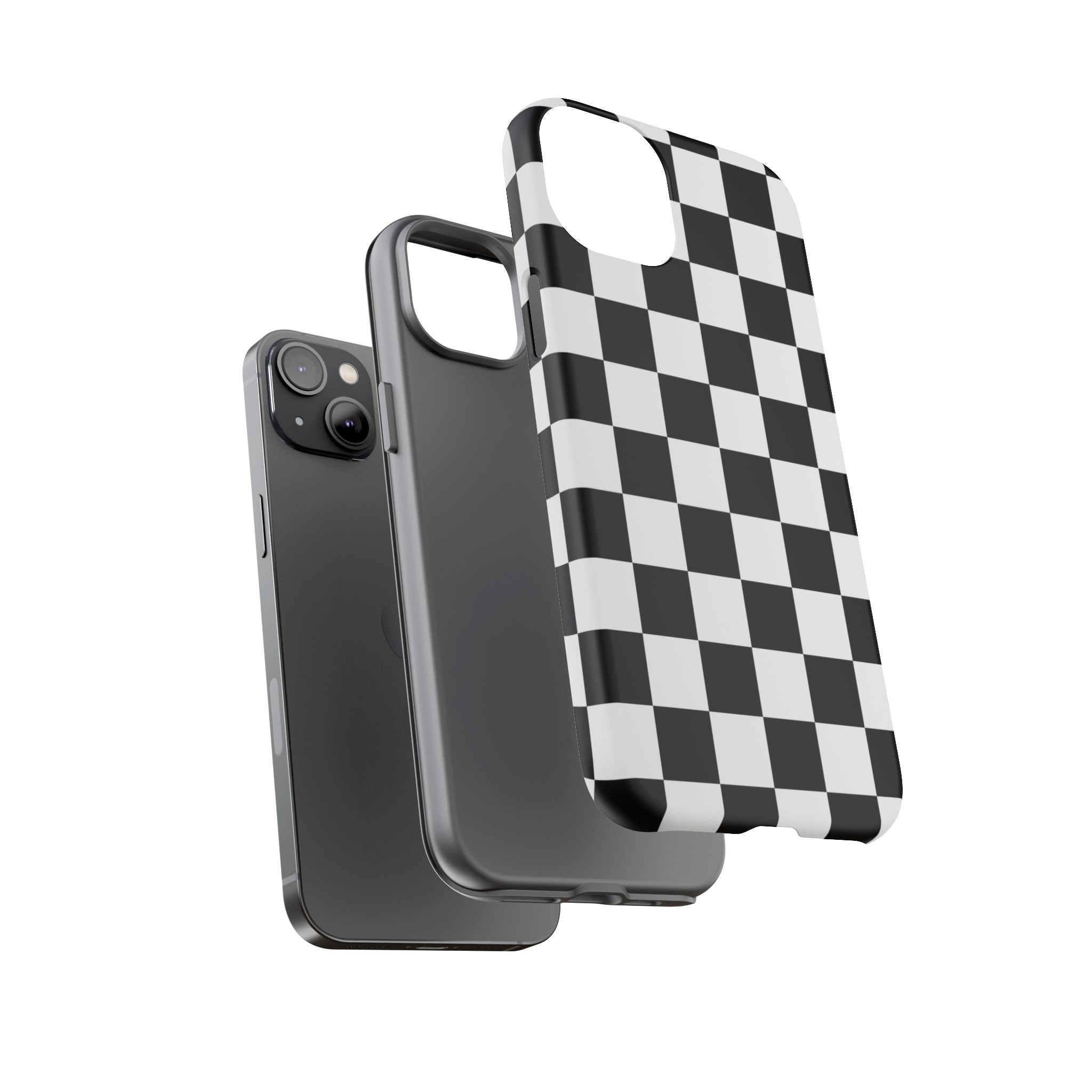 Stylish Checkered Phone Case | Trendy Protective Cover for iPhone, Gift for Teens, Fashion Accessory, Unique Design for All Occasions