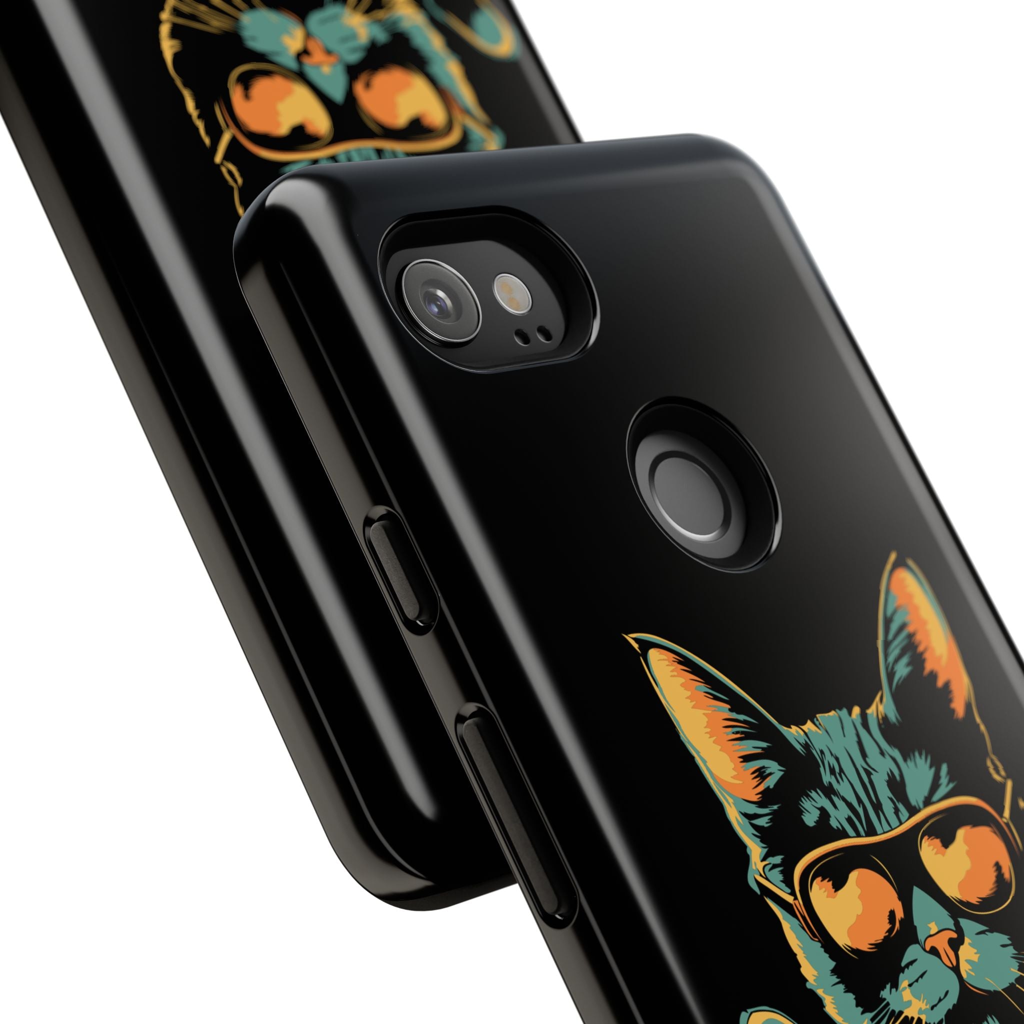 Cool Cat Phone Case, Stylish Phone Cover, Pet Lover Gift, Cute Cat Design, Fun Cat Accessories