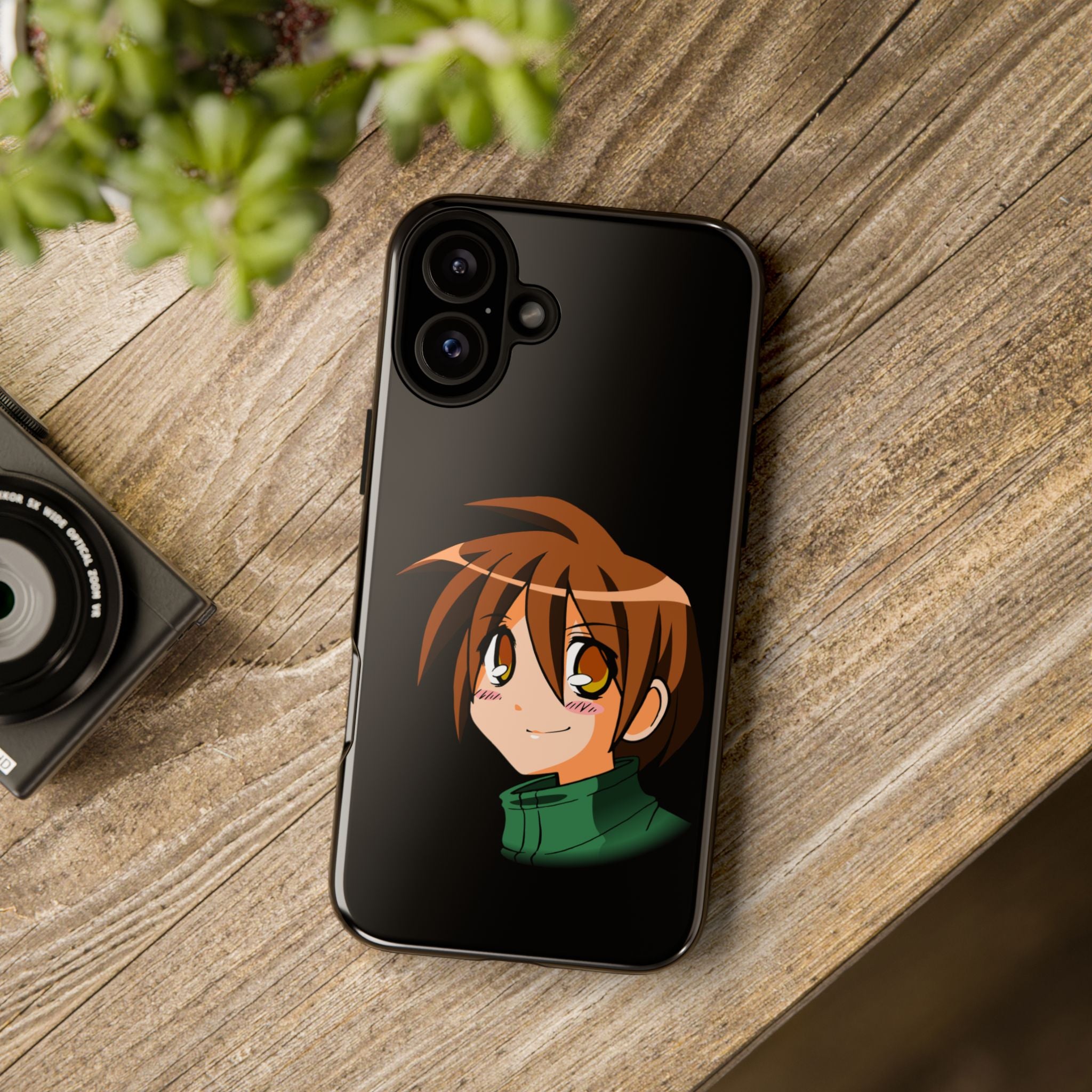 Anime Character Phone Case, Cute Phone Cover, Tough Cases for Teens, Customizable Gift, Geeky Accessories