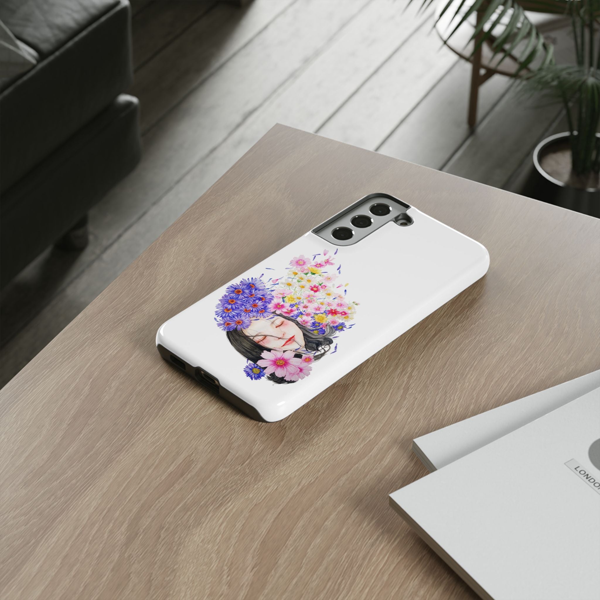 Floral Phone Case | Tough Cases | Cute Floral Design, Gift for Her, Spring Accessory, Mother's Day Gift, Stylish Protection