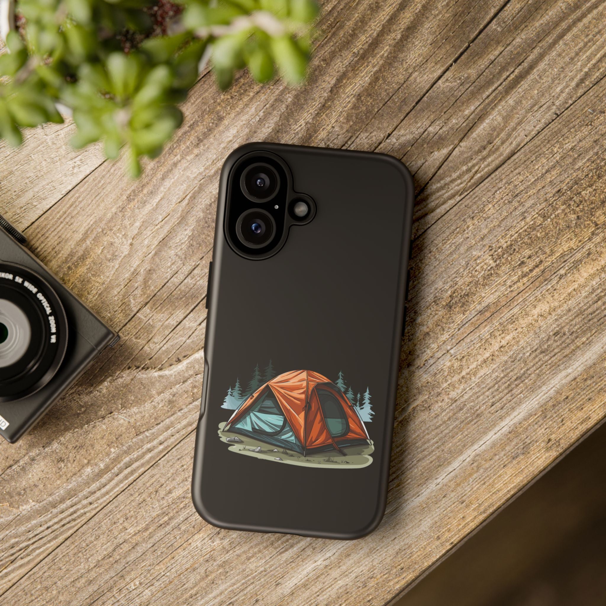 Camping Phone Case, Outdoor Adventure, Nature Lover Gift, Tough Cases, Hiking Accessory, Travel Gear, Camping Vibes