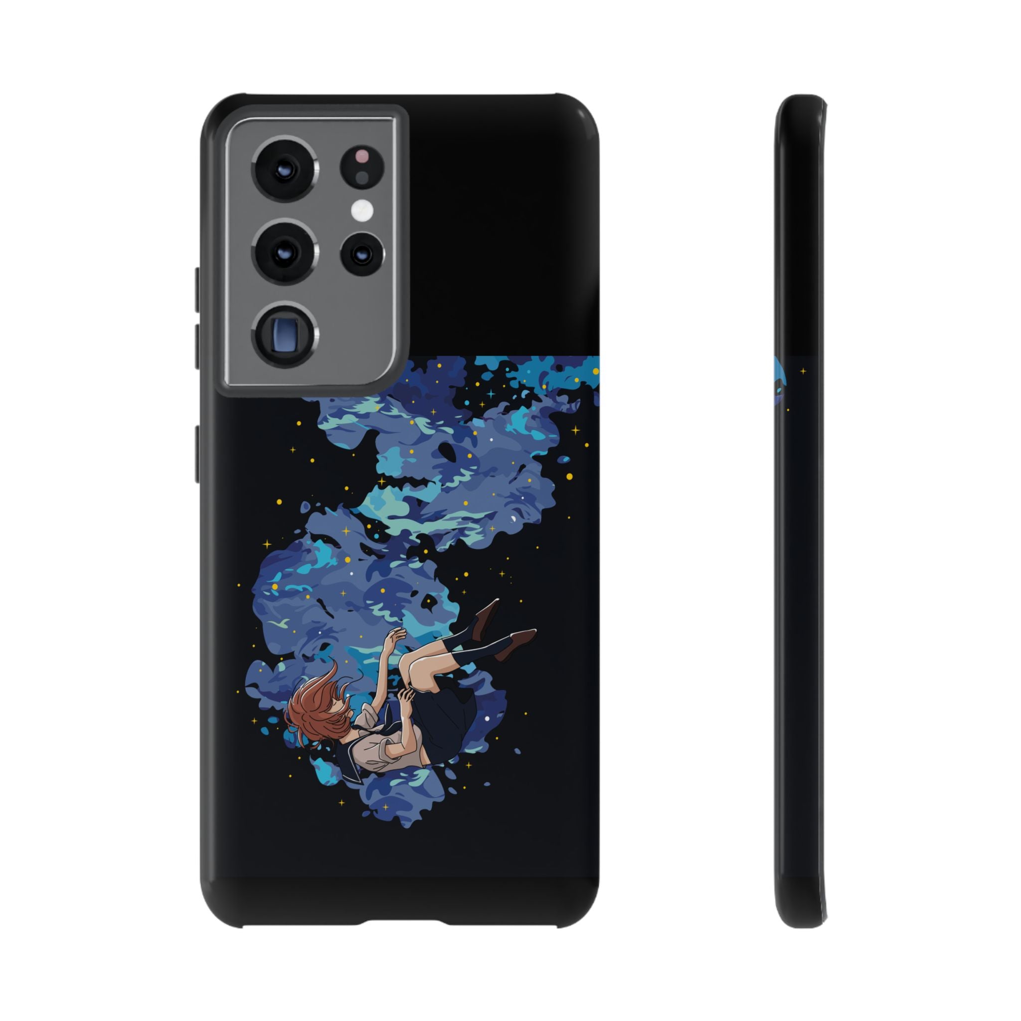 Tough Cases Phone Case - Artistic Galaxy Design, Cute Sleeve for Teens, Gift for Students, Unique Mobile Accessory, Trendy Tech Protection