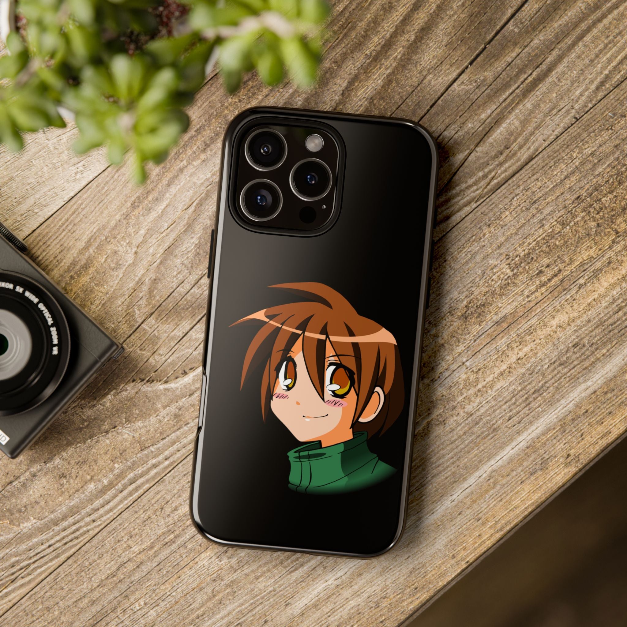 Anime Character Phone Case, Cute Phone Cover, Tough Cases for Teens, Customizable Gift, Geeky Accessories