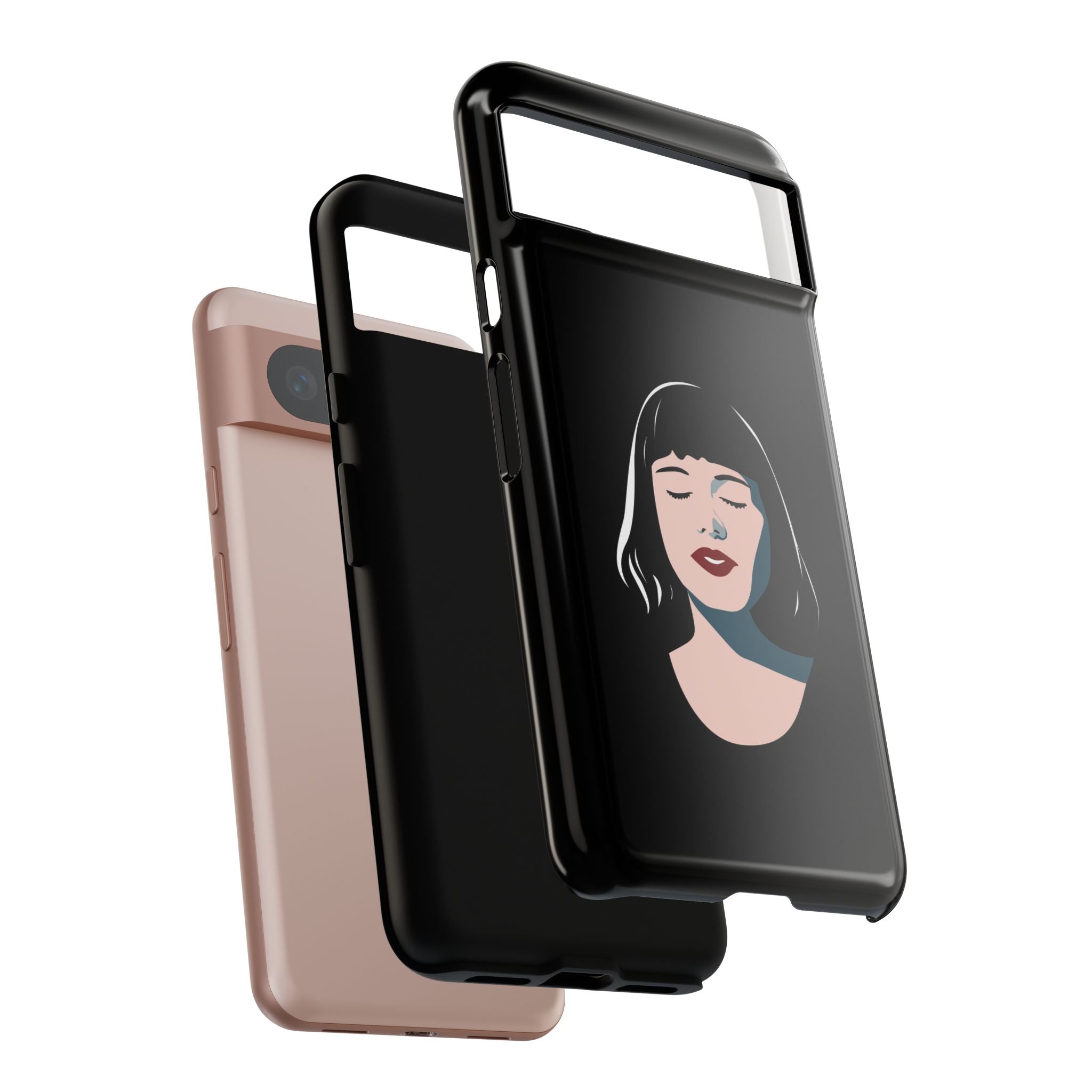 Aesthetic Phone Case, Art Deco iPhone Cover, Minimalist Cell Phone Protector, Gift for Her, Stylish Mobile Accessories