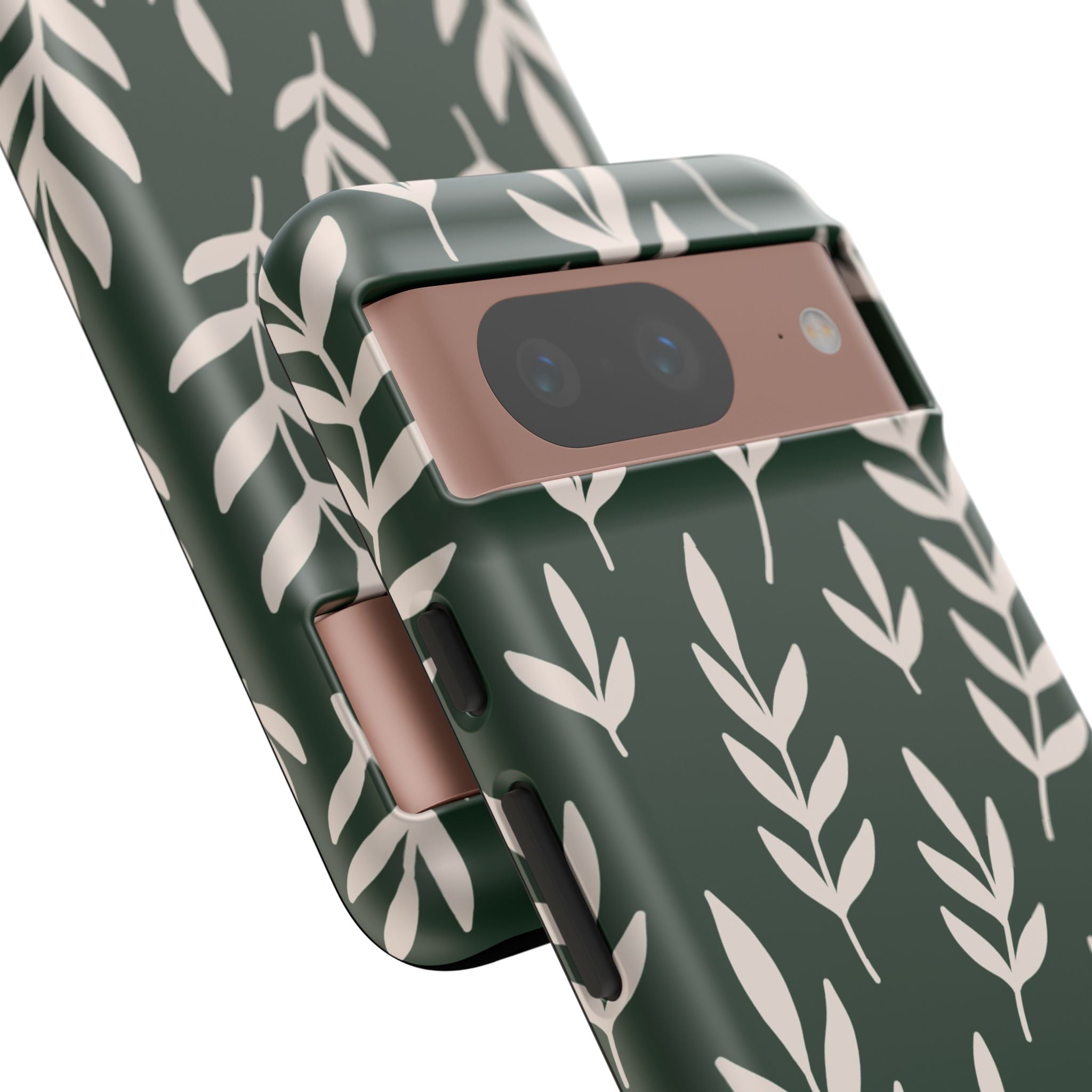Leafy Phone Case, Tough Cases for Nature Lovers, Green Leaf Design, Eco-Friendly, Stylish Mobile Cover, Gift for Her