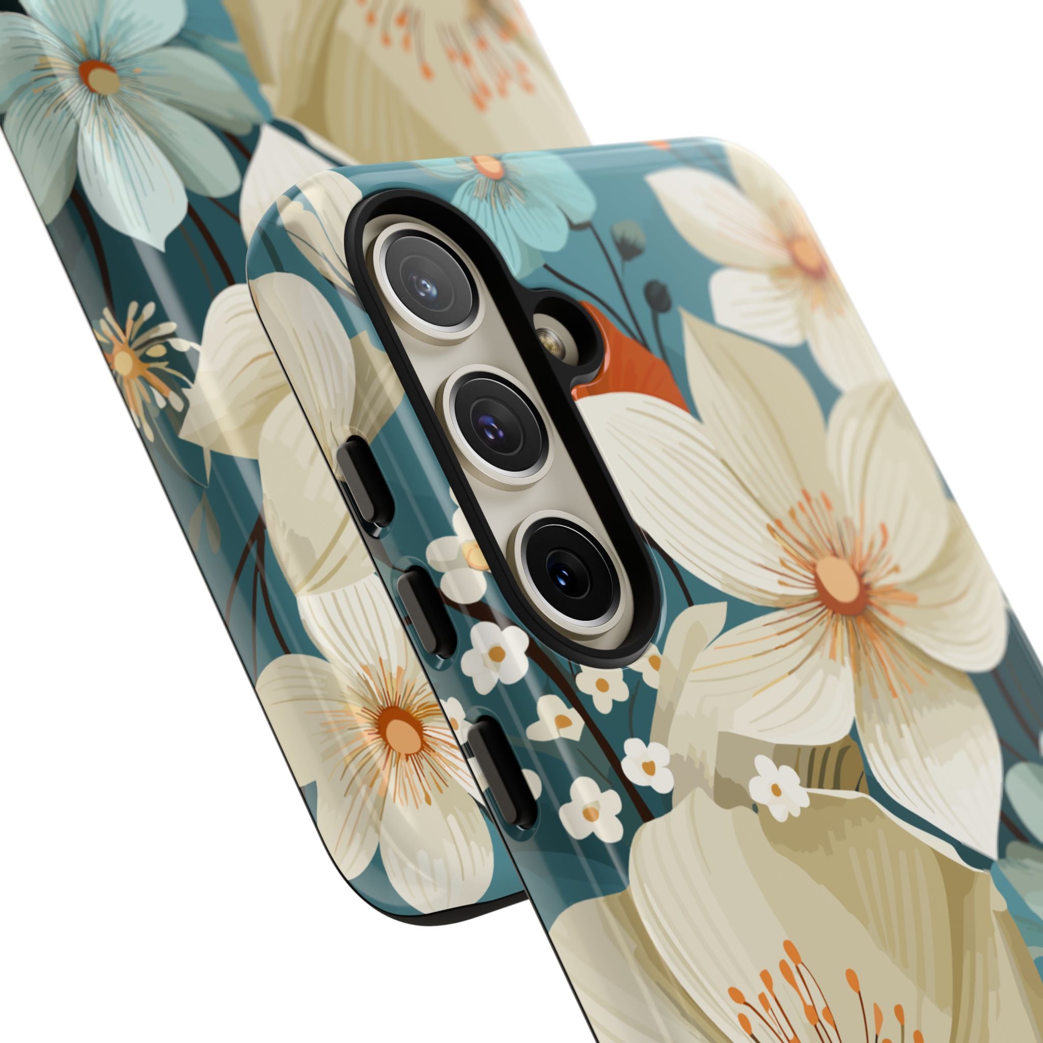 Floral Phone Case, Stylish Tough Cases with Botanical Design, Flower Print Phone Cover, Gifts for Nature Lovers, Eco-Friendly Mobile Cover