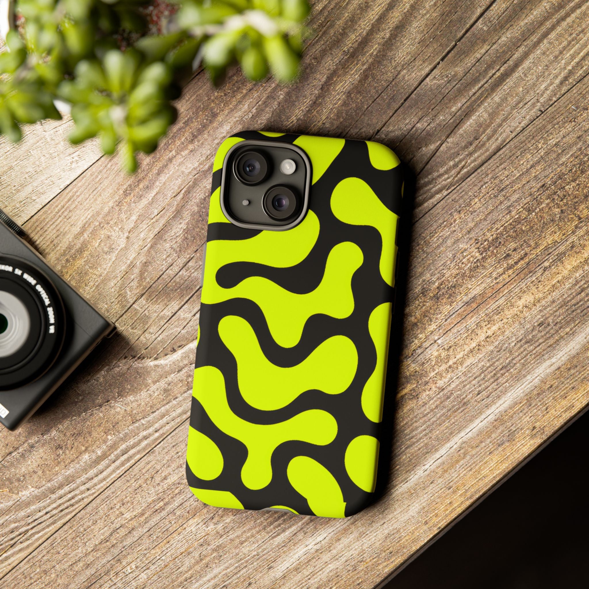 Bold Pattern Phone Case, Stylish Protective Cover, Unique Gift for Tech Lovers, Trendy Mobile Accessory, Rejuvenate Your Style
