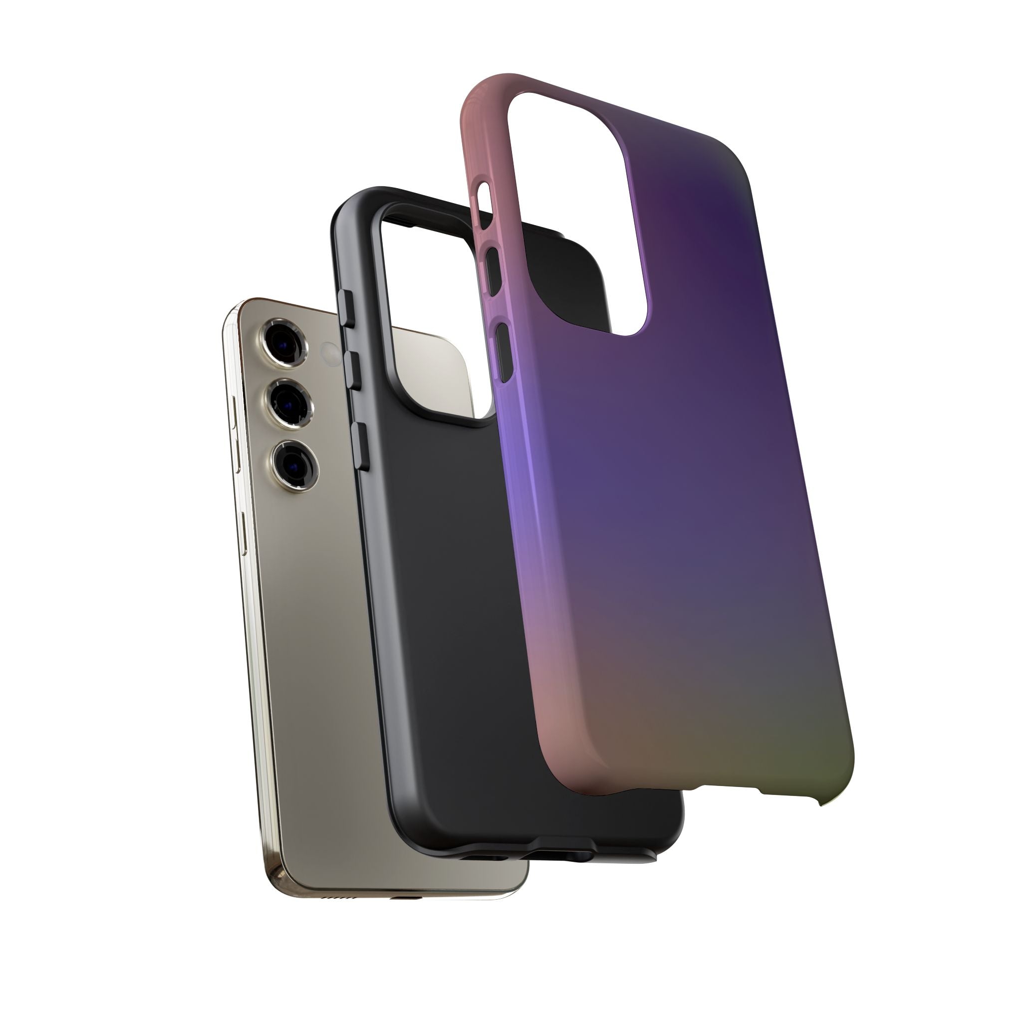 Colorful Phone Case, Tough Phone Cover, Gradient Design Case, Stylish Mobile Accessories, Unique Gift for Her