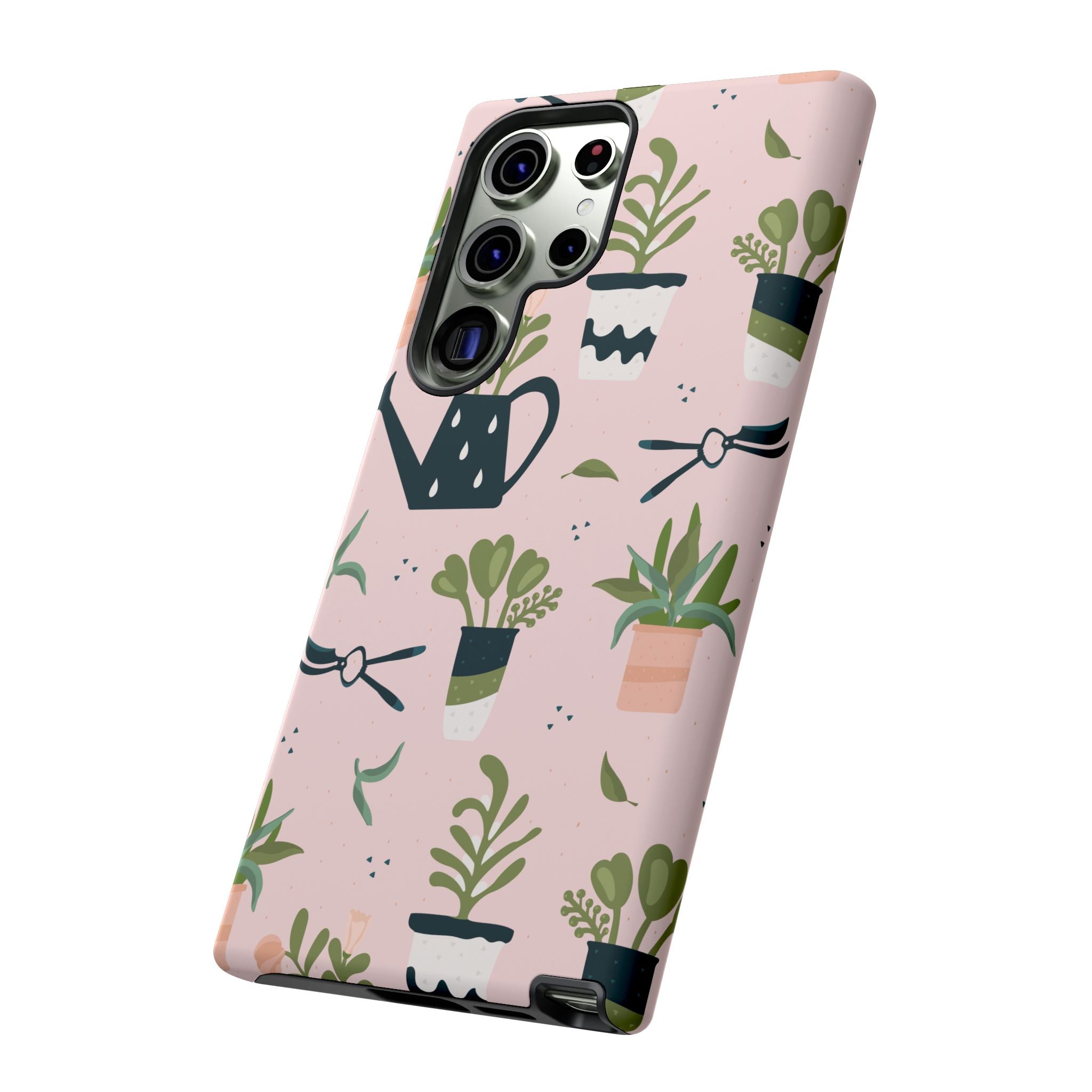 Floral Phone Case, Cute Plant Lover Case, Gift for Gardeners, Phone Cover, Green Thumb Accessories, Mother's Day Gift