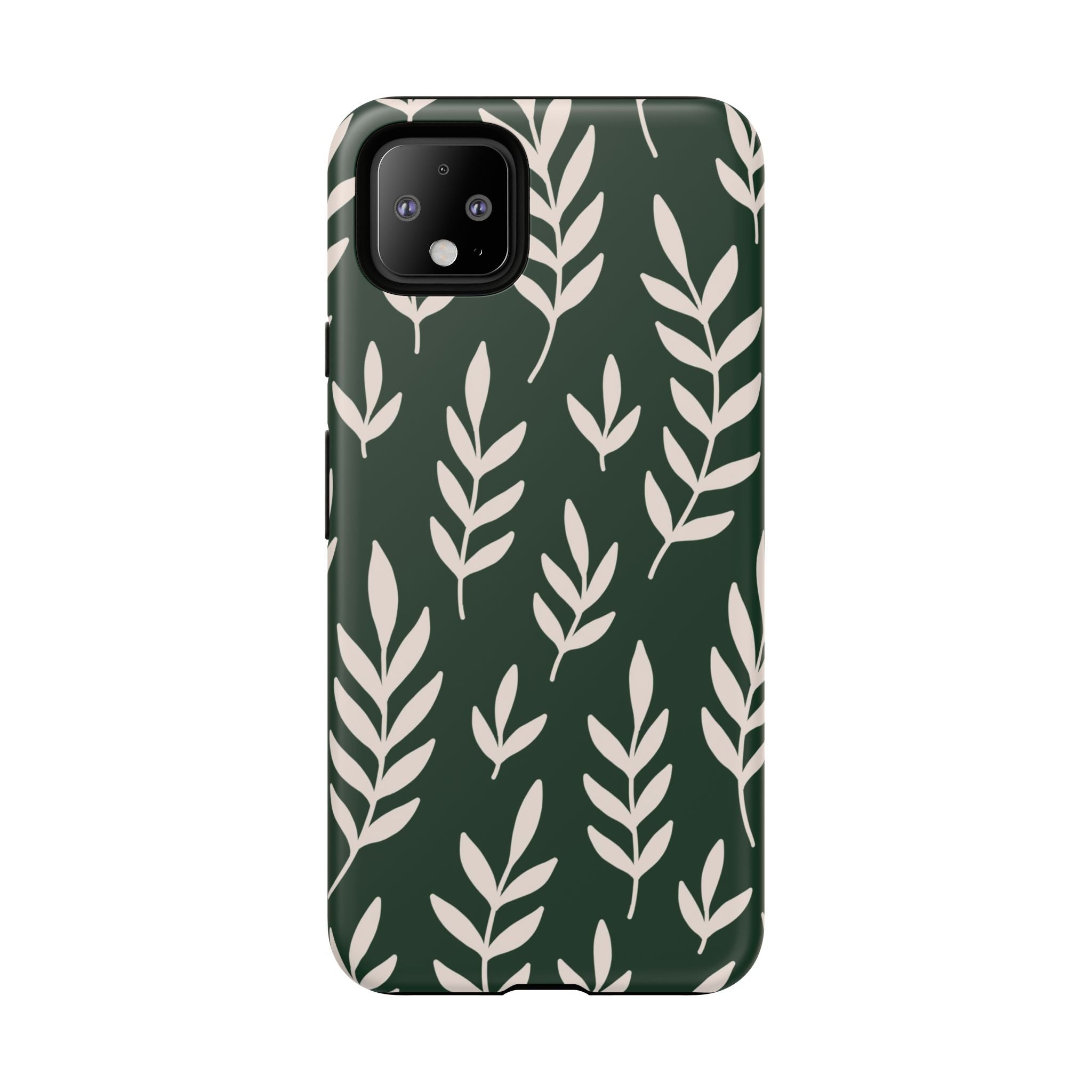Leafy Phone Case, Tough Cases for Nature Lovers, Green Leaf Design, Eco-Friendly, Stylish Mobile Cover, Gift for Her