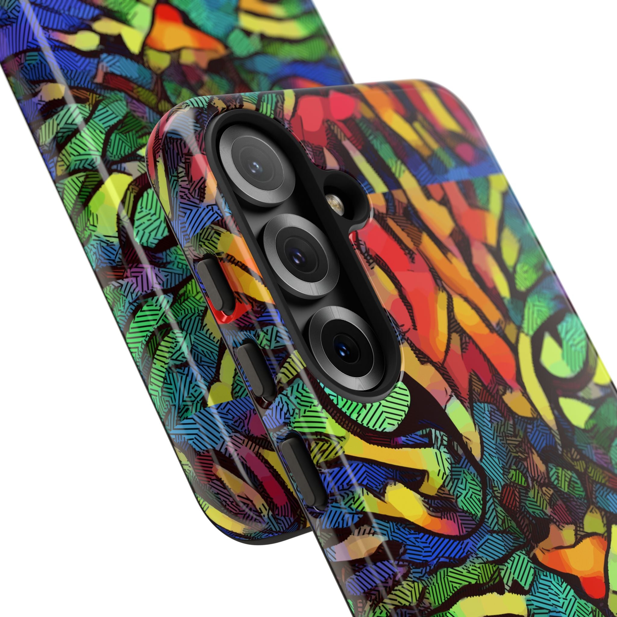 Colorful Phone Cases for Vibrant Style - Tough Cases, Unique Gifts, Animal Print, Artistic Design, Phone Accessories, Eco-Friendly