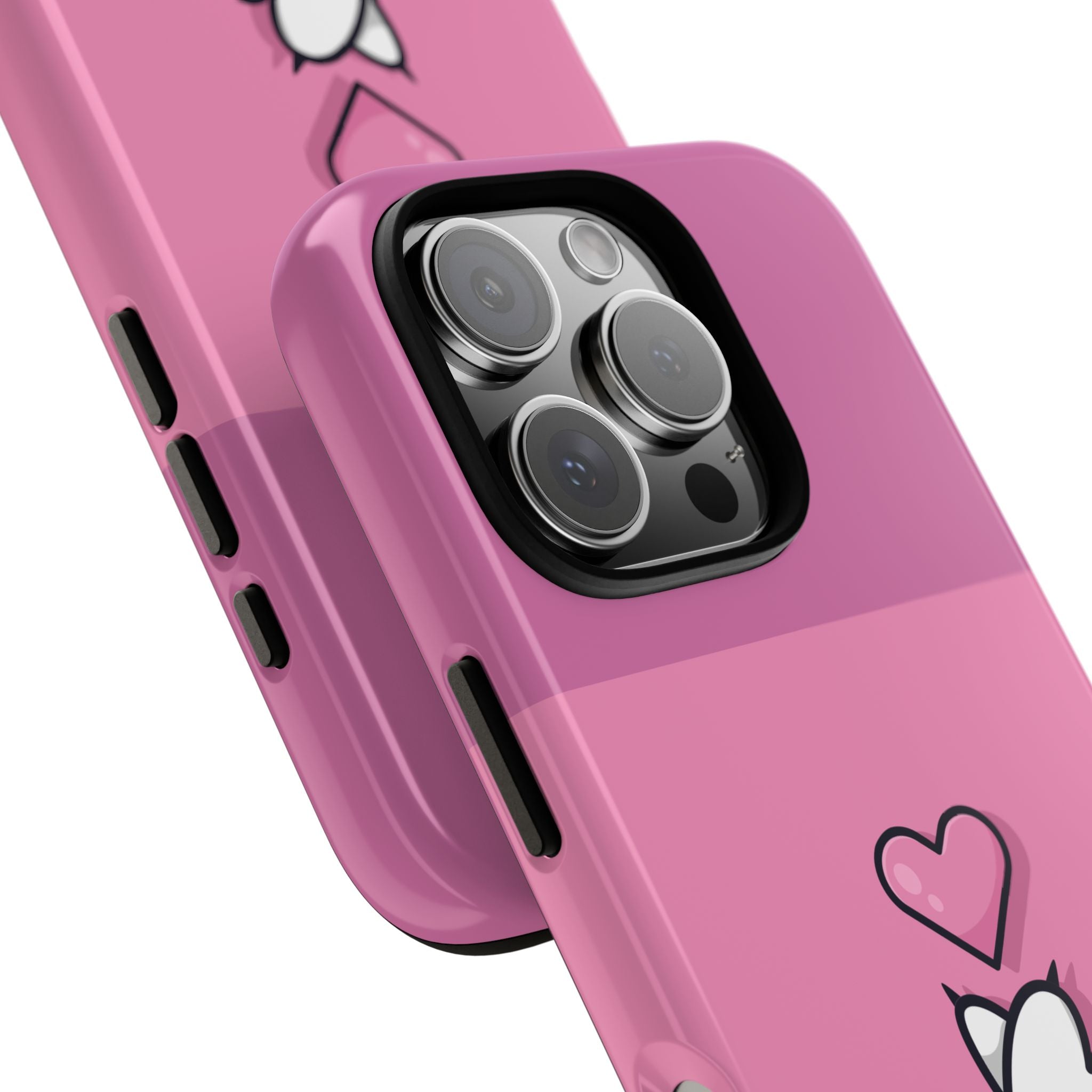Cute Cat Paw Phone Case, Playful Pet Lover Gift, Animal Print Phone Cover, Heart Design Case, Fun Feminine Case, Kawaii Style