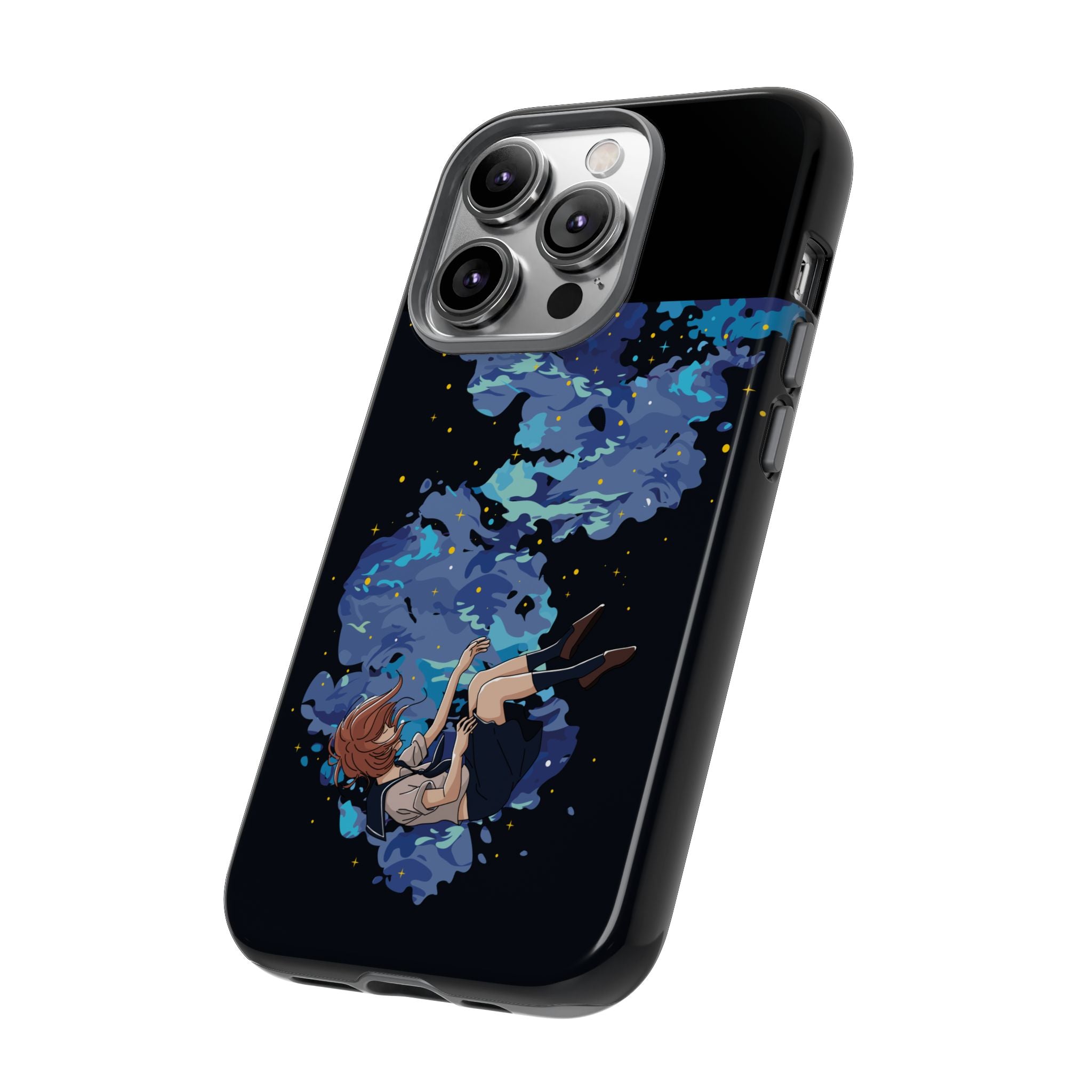 Tough Cases Phone Case - Artistic Galaxy Design, Cute Sleeve for Teens, Gift for Students, Unique Mobile Accessory, Trendy Tech Protection