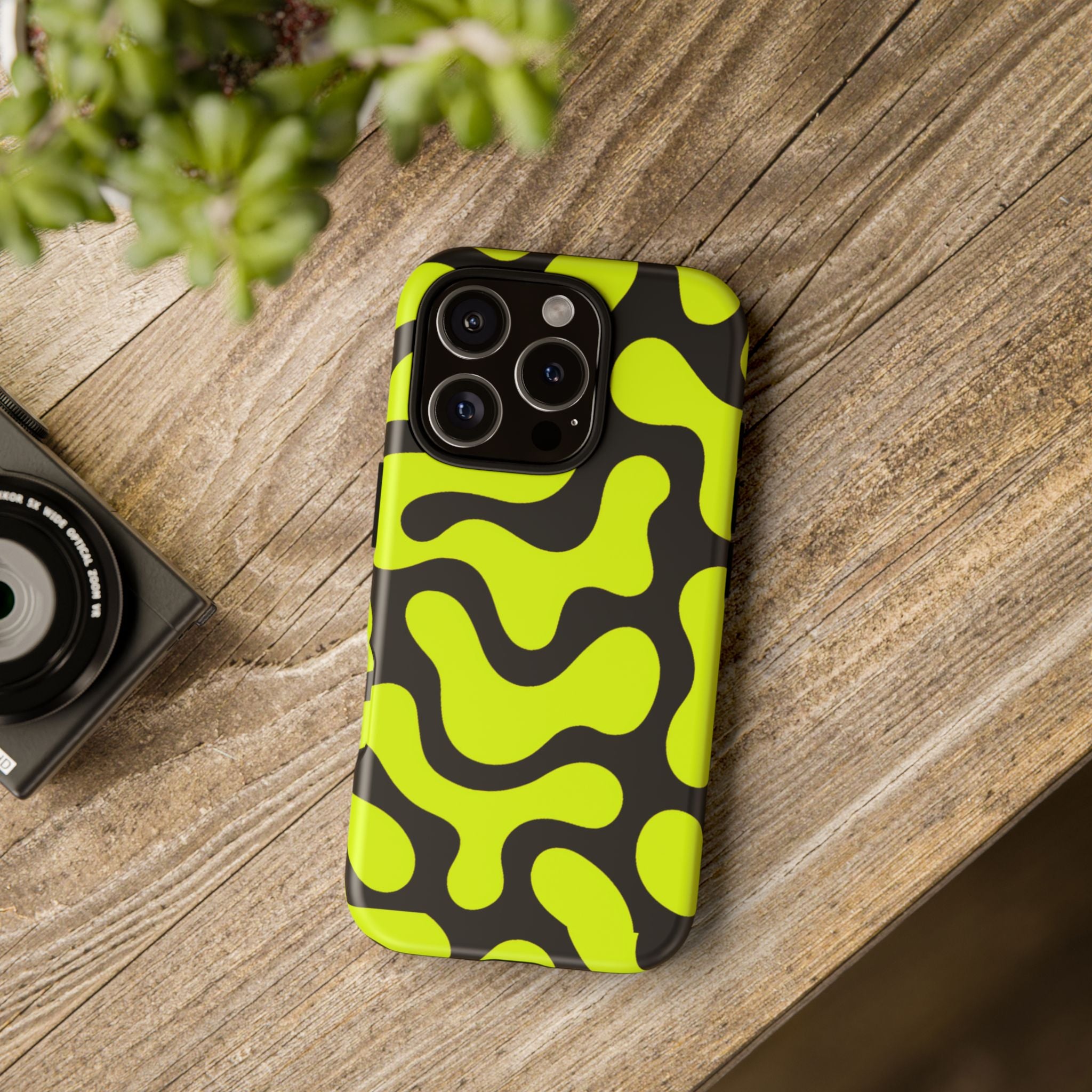 Bold Pattern Phone Case, Stylish Protective Cover, Unique Gift for Tech Lovers, Trendy Mobile Accessory, Rejuvenate Your Style