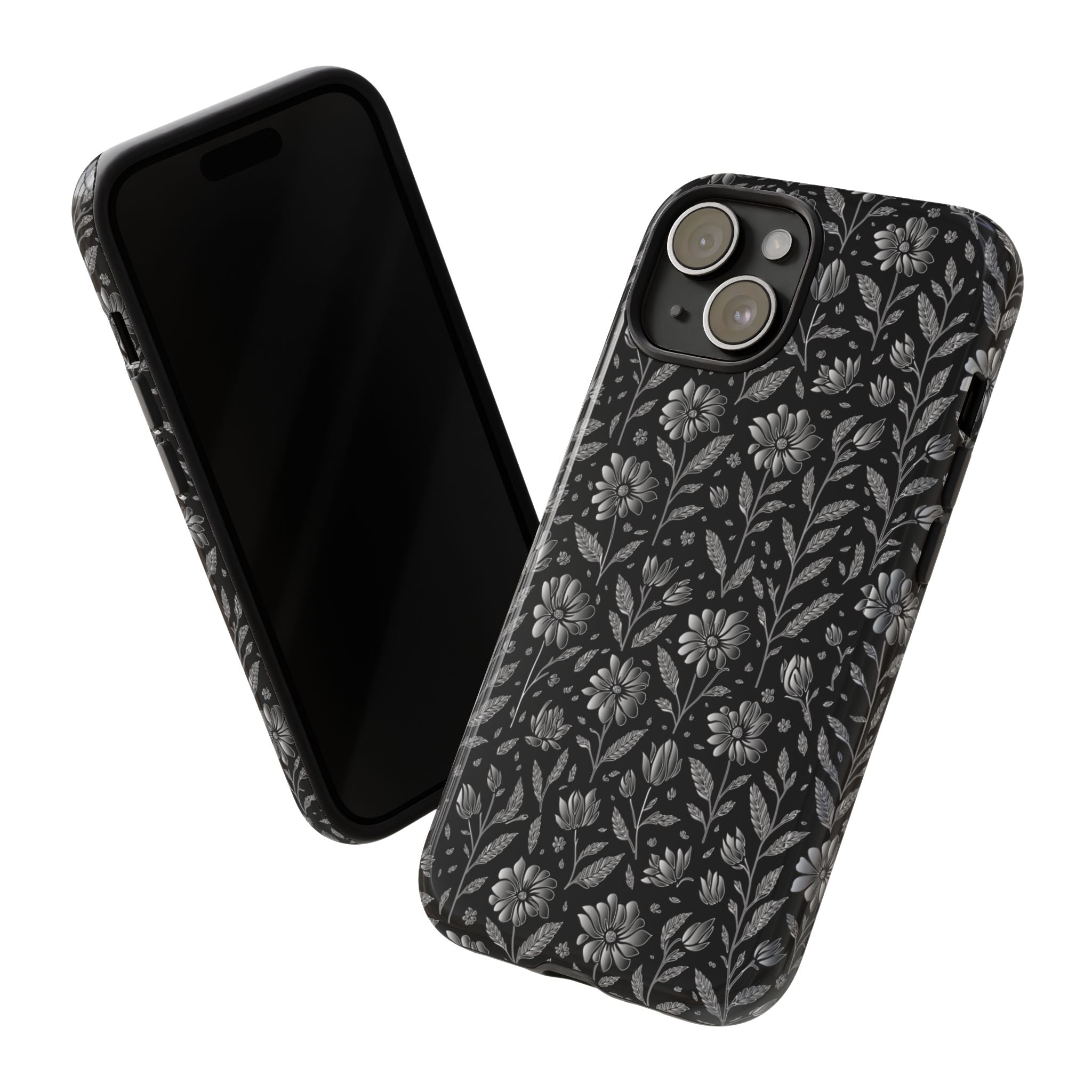 Stylish Floral Phone Case, Tough Floral Case, Botanical Phone Cover, Durable Floral Phone Protector, Gift for Her