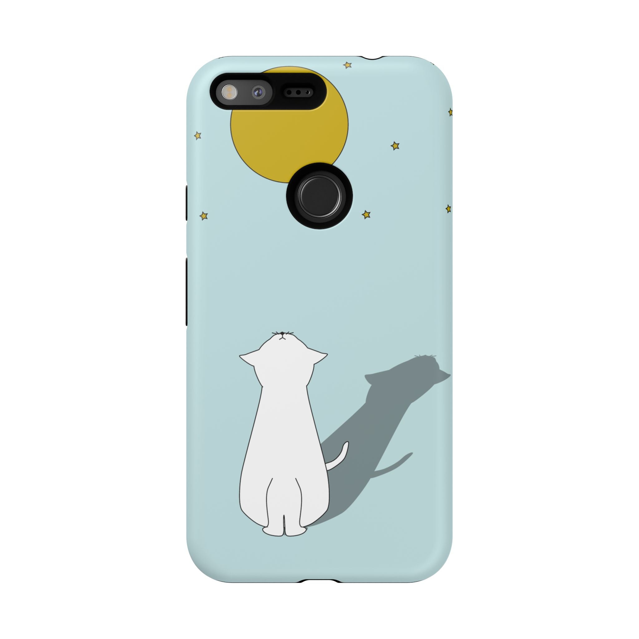 Cute Cat Phone Case, Tough Phone Cover, Pet Lover Gift, Unique Case, Animal Decor, Birthday Gift