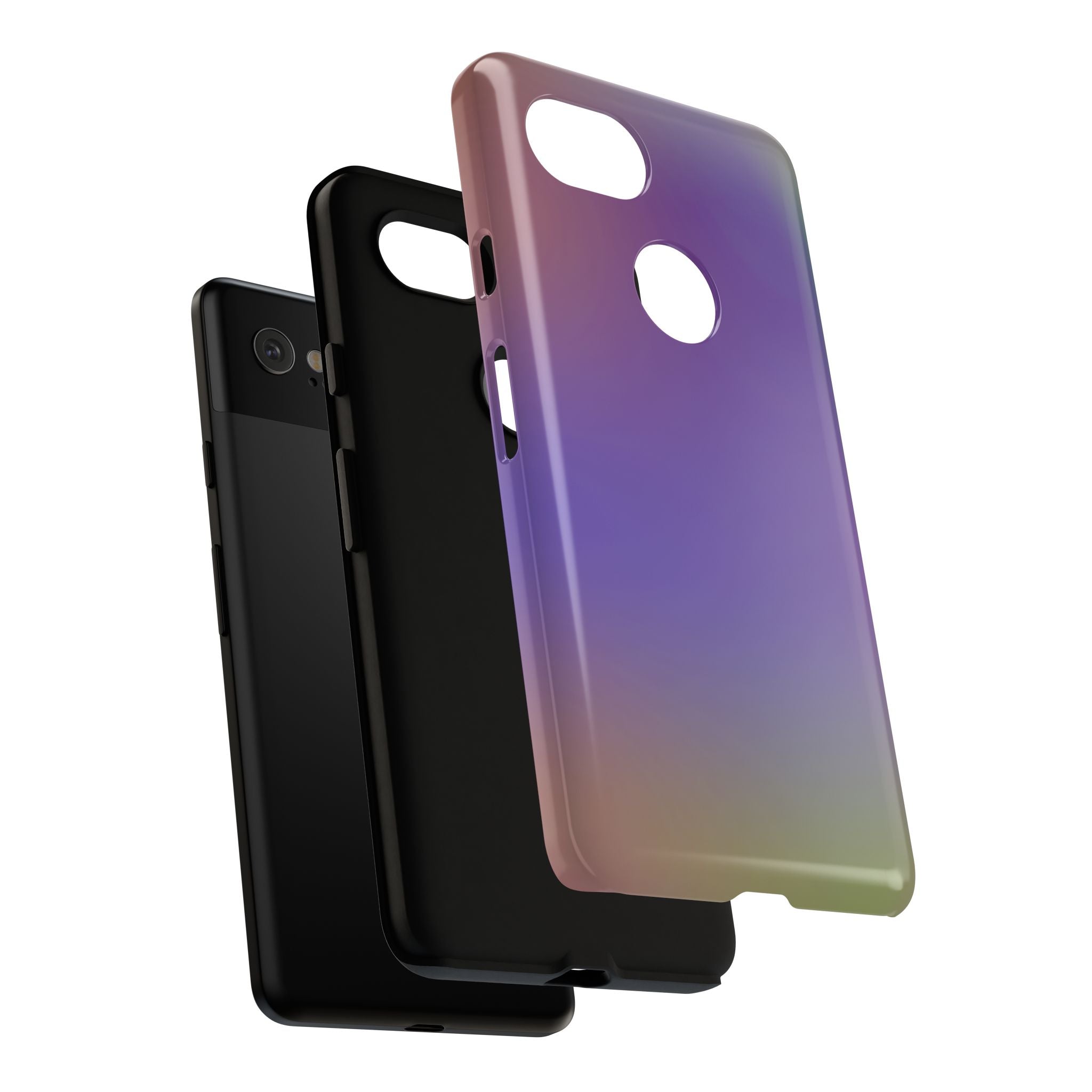 Colorful Phone Case, Tough Phone Cover, Gradient Design Case, Stylish Mobile Accessories, Unique Gift for Her