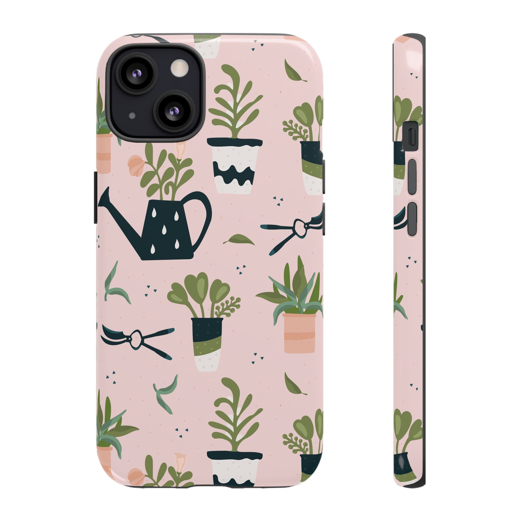 Floral Phone Case, Cute Plant Lover Case, Gift for Gardeners, Phone Cover, Green Thumb Accessories, Mother's Day Gift
