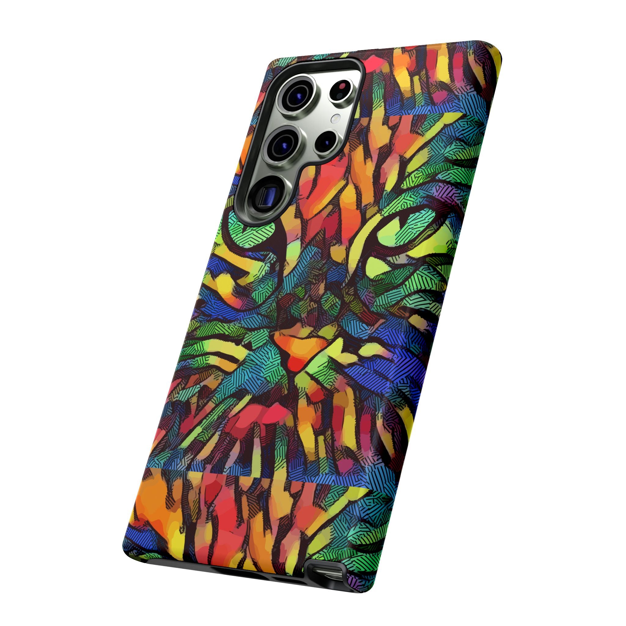 Colorful Phone Cases for Vibrant Style - Tough Cases, Unique Gifts, Animal Print, Artistic Design, Phone Accessories, Eco-Friendly