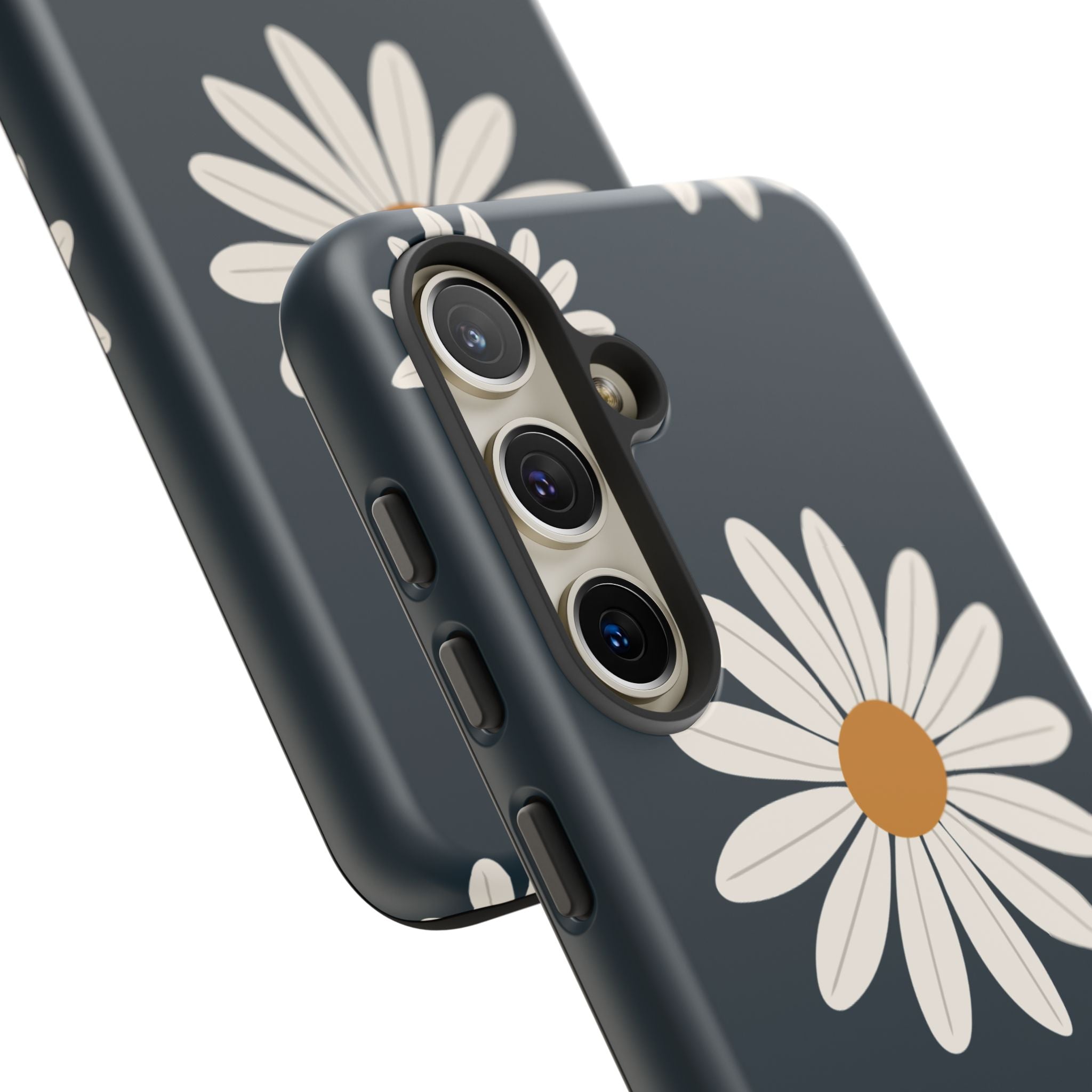 Daisy Phone Case, Floral Phone Cover, Tough Phone Case, Gift for Flower Lovers, Smartphone Accessory, Spring Design