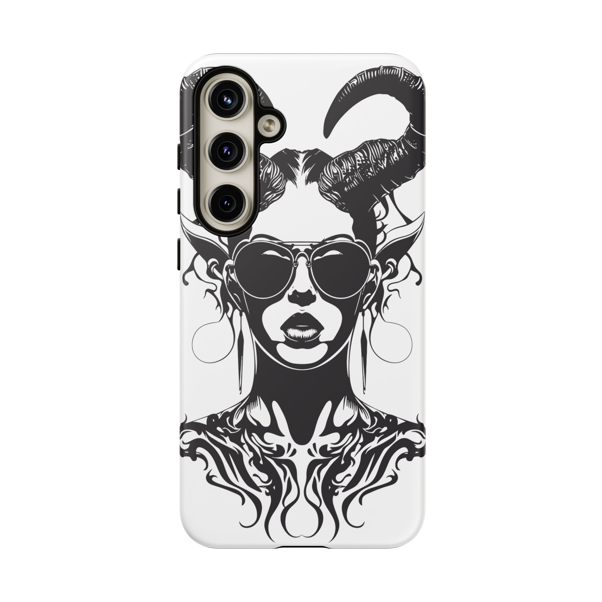 Tough Cases: Stylish Phone Case with Edgy Design, Protective Cover, Gift for Her, Trendy Accessories, Unique Art, Holiday Present