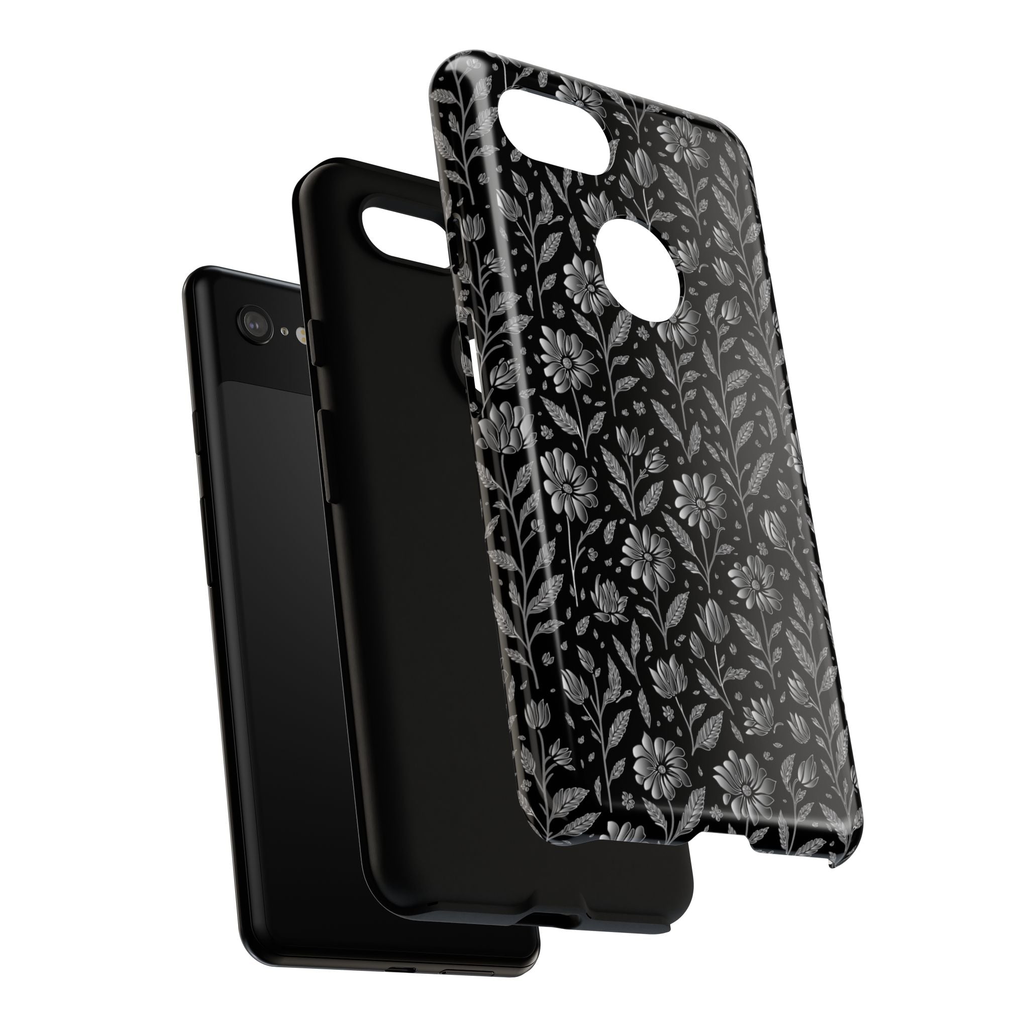 Stylish Floral Phone Case, Tough Floral Case, Botanical Phone Cover, Durable Floral Phone Protector, Gift for Her