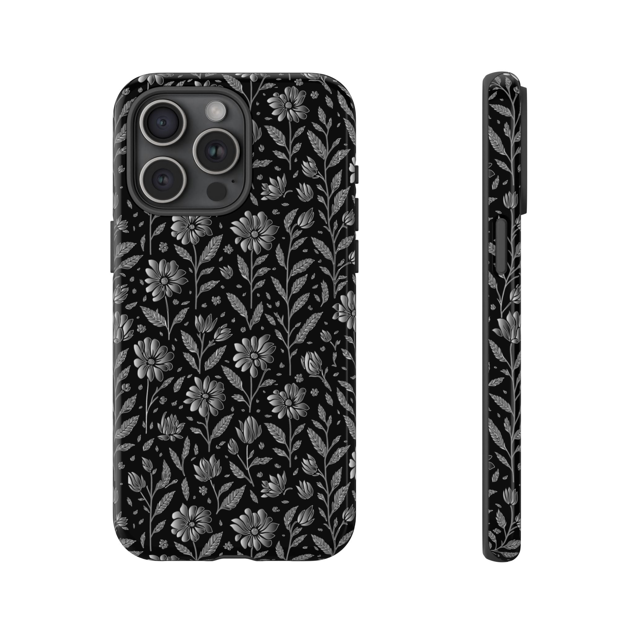 Stylish Floral Phone Case, Tough Floral Case, Botanical Phone Cover, Durable Floral Phone Protector, Gift for Her