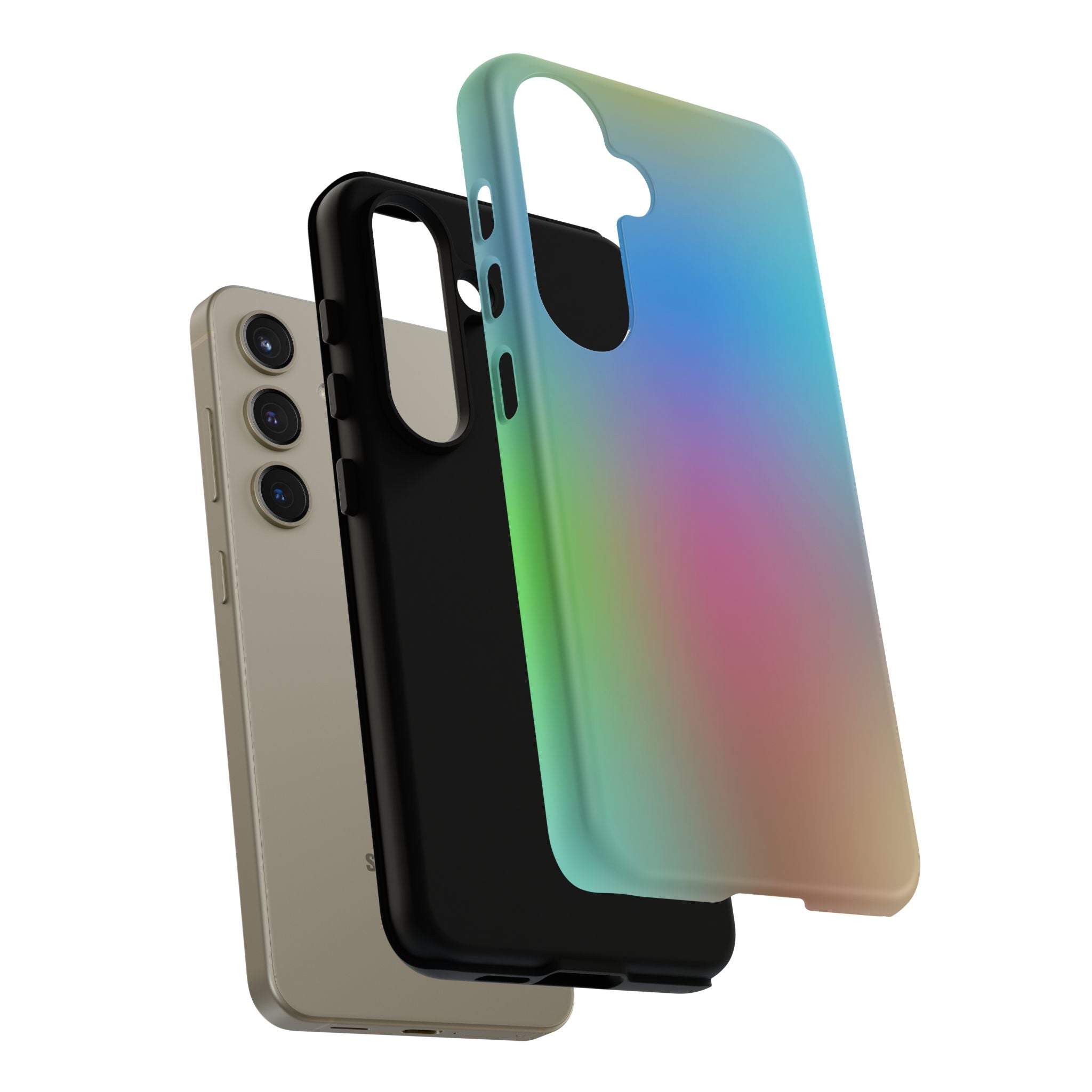 Colorful Mobile Phone Case, Unique Phone Cover, Stylish Phone Protector, Gift for Tech Lovers, Trendy Accessory