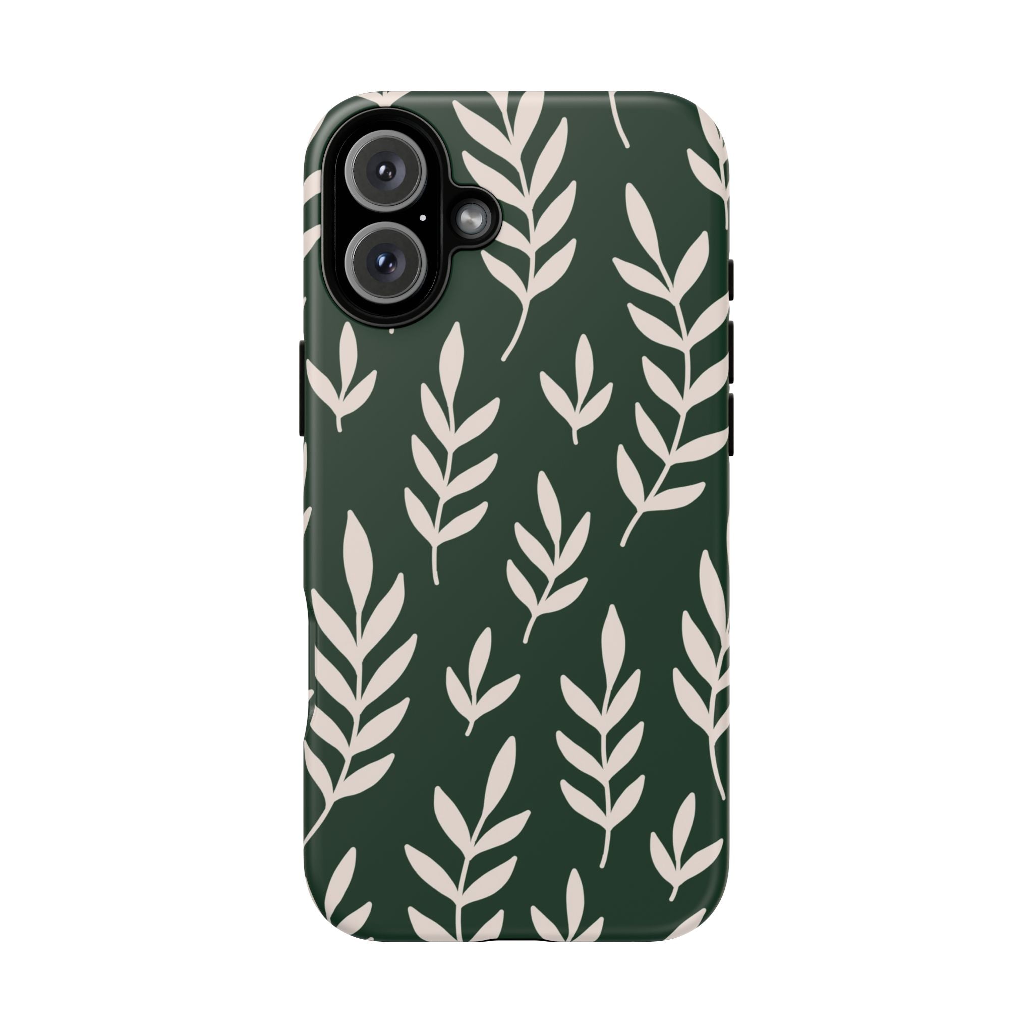 Leafy Phone Case, Tough Cases for Nature Lovers, Green Leaf Design, Eco-Friendly, Stylish Mobile Cover, Gift for Her