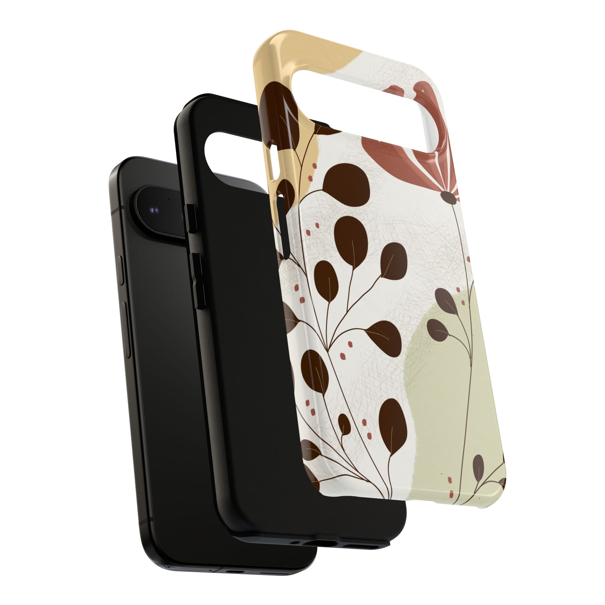 Floral Phone Case - Stylish Tough Cases for Women, Trendy Phone Cover, Gift for Her, Birthday Present, Everyday Use