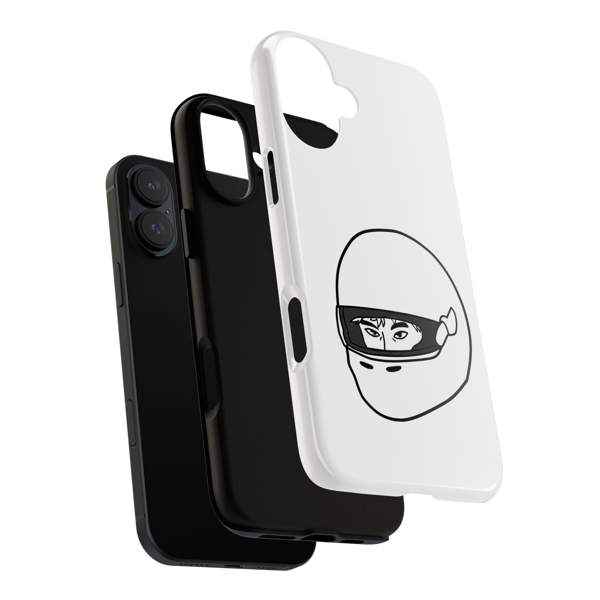 Stylish Phone Case with Racing Helmet Design | Tough Cases | Unique Gift, Motorcycle Enthusiast, Race Lover, Custom Accessory, Everyday Use