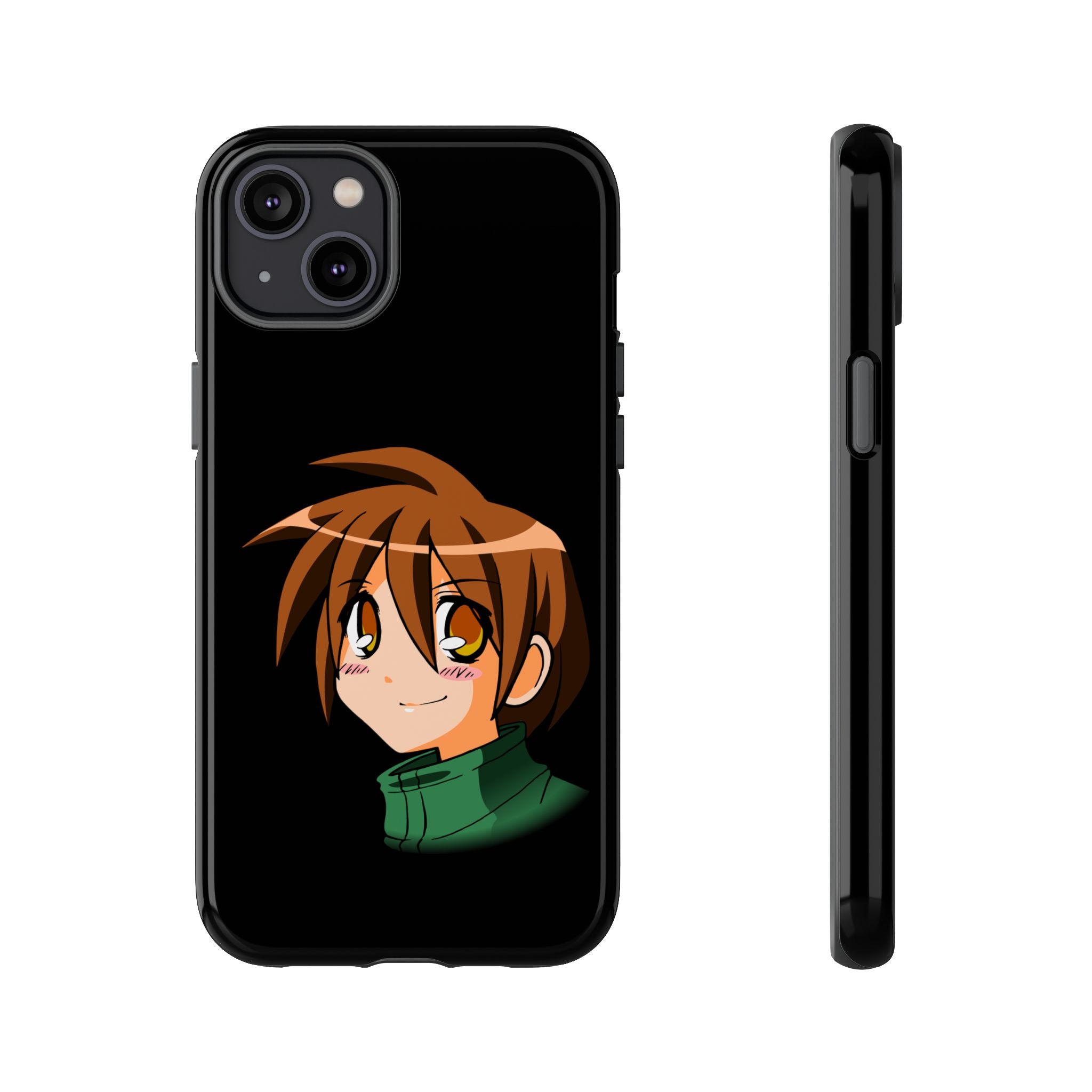 Anime Character Phone Case, Cute Phone Cover, Tough Cases for Teens, Customizable Gift, Geeky Accessories