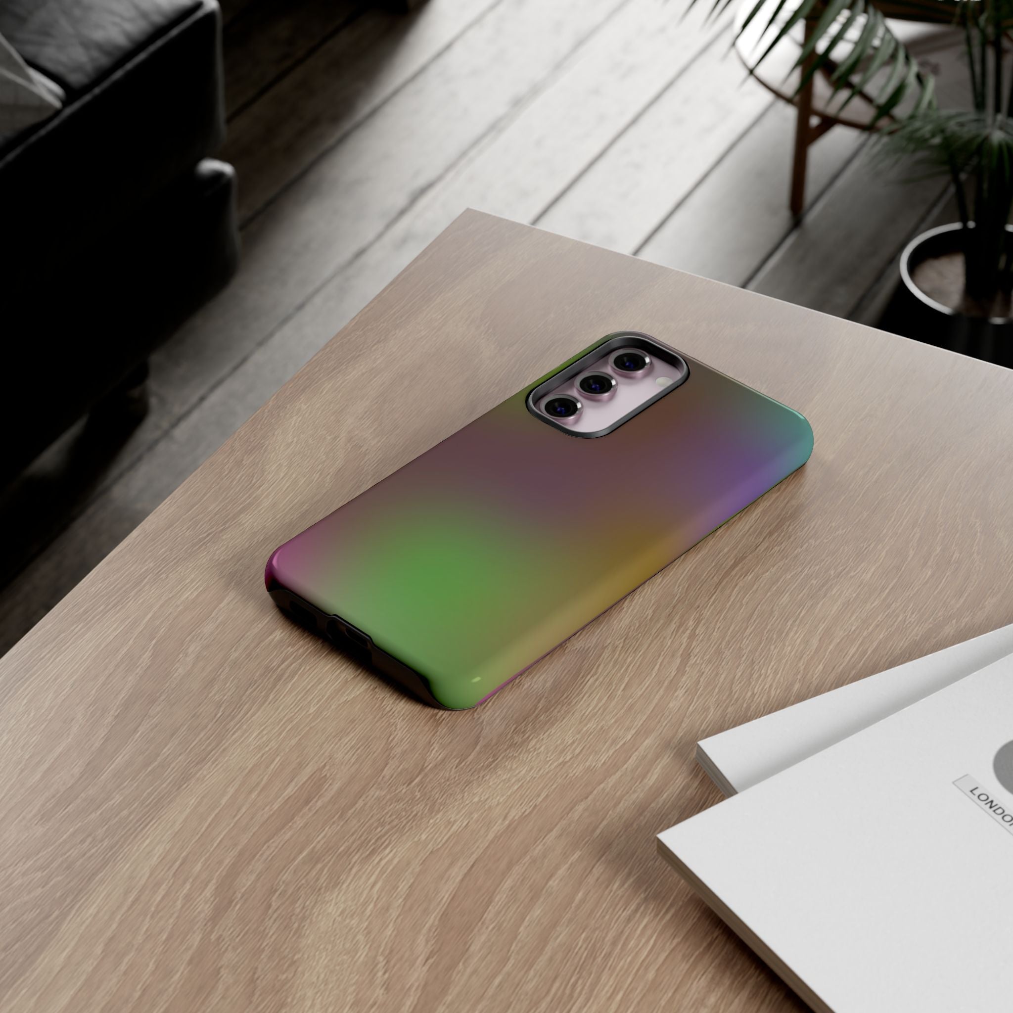 Colorful Gradient Phone Case, Tough Cases for Protection, Stylish Mobile Cover, Unique Gift, Modern Tech Accessory