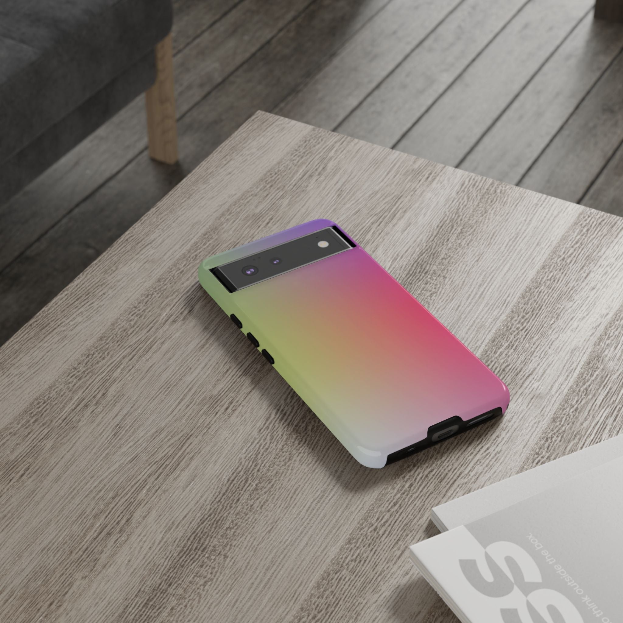 Gradient Phone Case, Tough Cases, Colorful Tech Accessory, Modern Phone Protection, Trendy Gift for Friends, Birthday, Holidays
