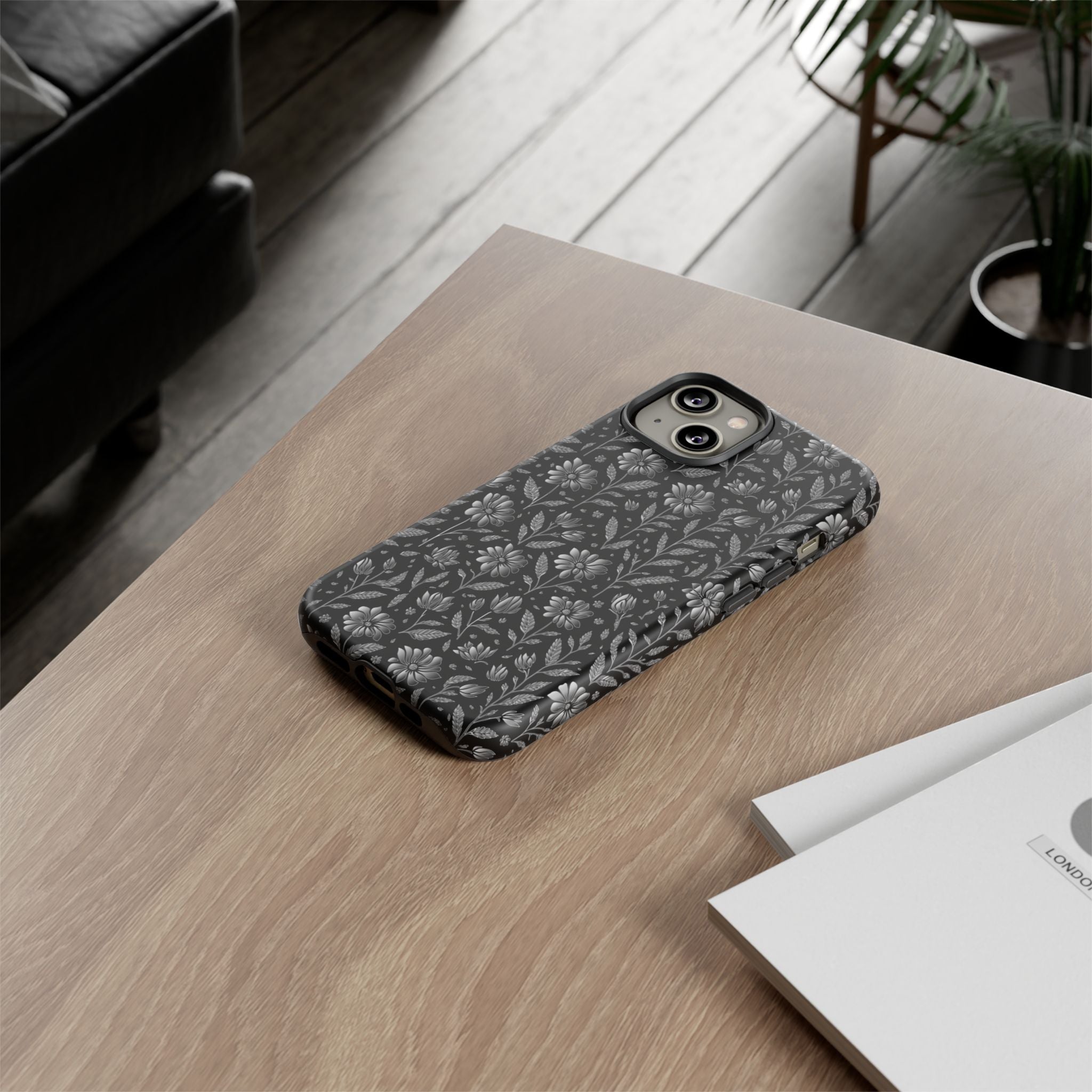 Stylish Floral Phone Case, Tough Floral Case, Botanical Phone Cover, Durable Floral Phone Protector, Gift for Her