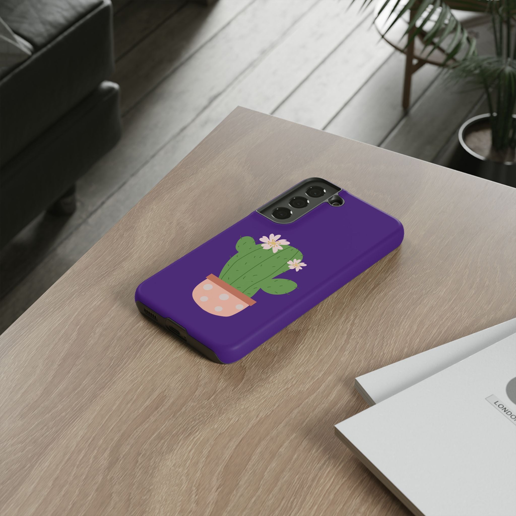 Cactus Phone Case, Tough Cases, Cute Floral, Trending Design, Unique Gift, Phone Accessories, Summer Vibe, Nature Lover