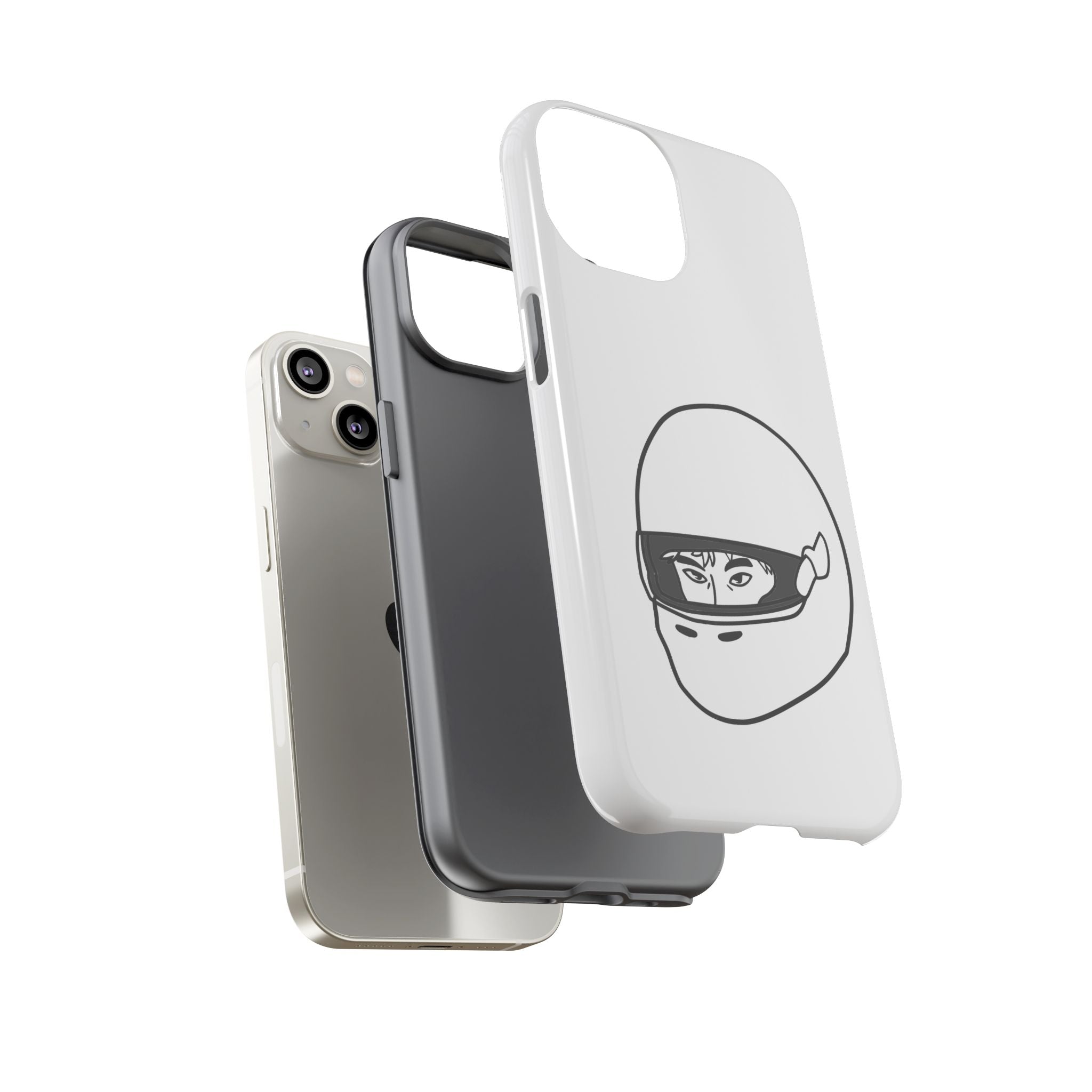 Stylish Phone Case with Racing Helmet Design | Tough Cases | Unique Gift, Motorcycle Enthusiast, Race Lover, Custom Accessory, Everyday Use