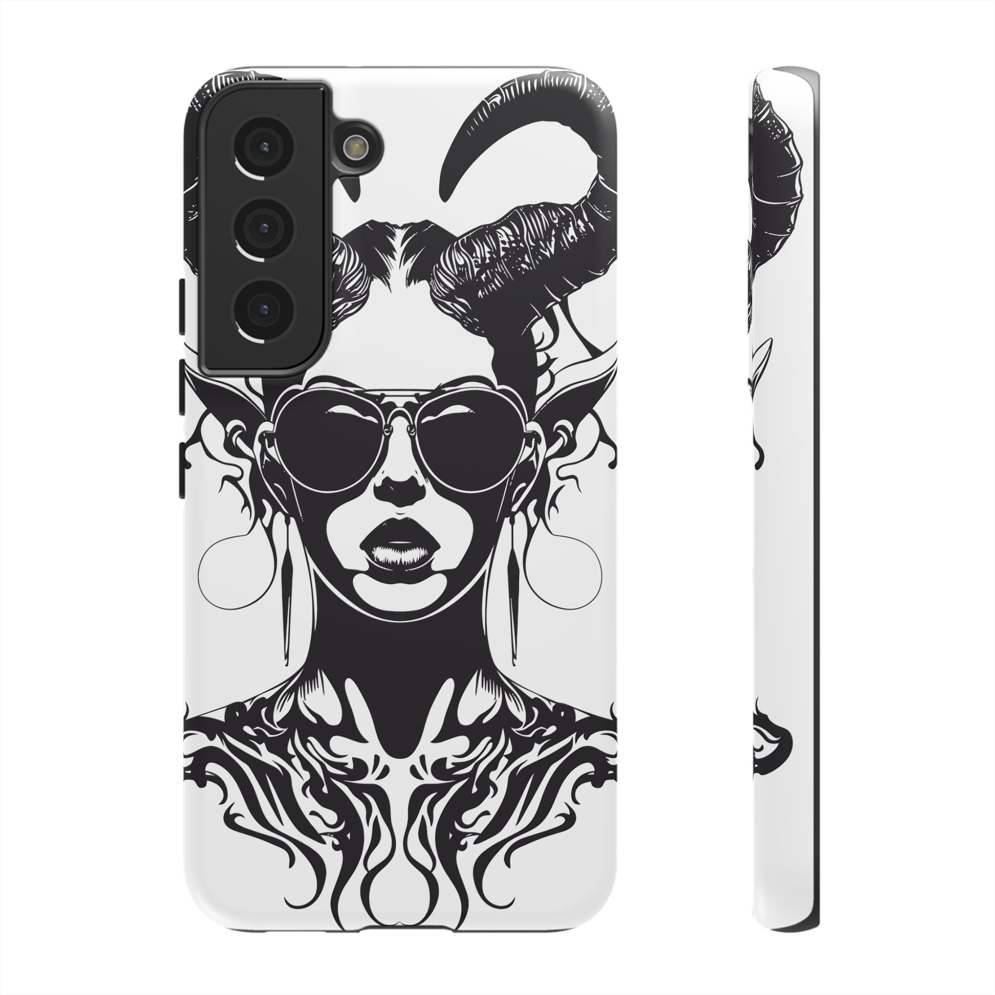 Tough Cases: Stylish Phone Case with Edgy Design, Protective Cover, Gift for Her, Trendy Accessories, Unique Art, Holiday Present
