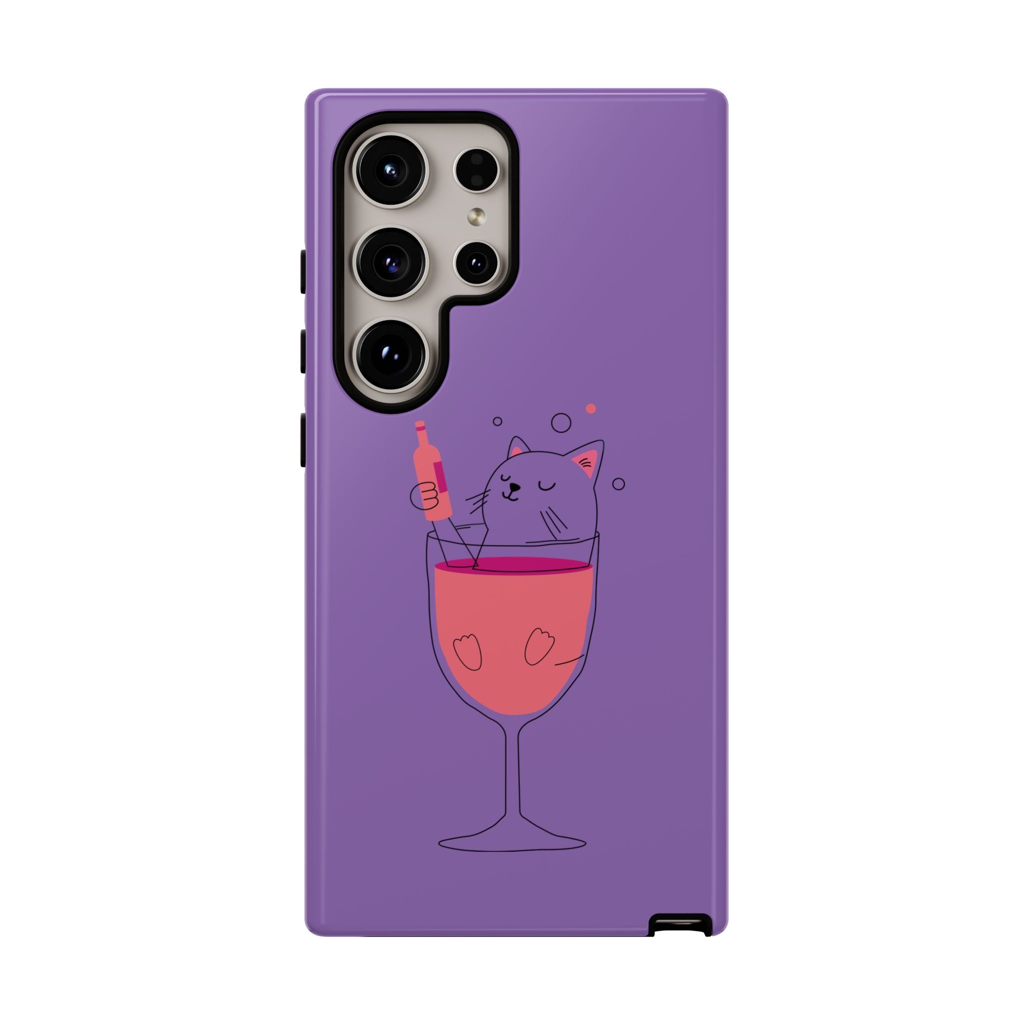 Cute Cat Phone Case, Fun Gift for Cat Lovers, Colorful Phone Cover, Pet Lover Accessory, Unique Cat Themed Case