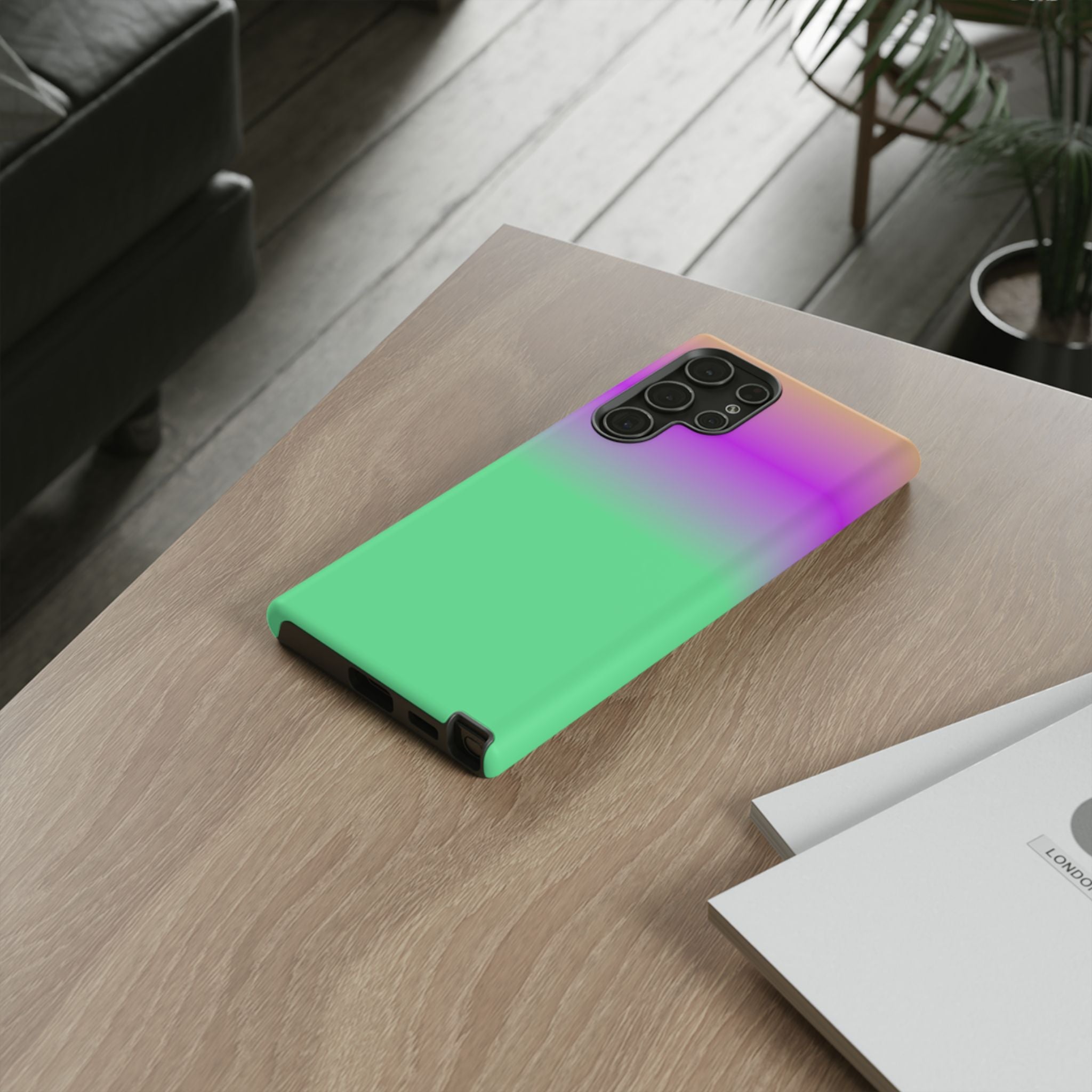 Vibrant Phone Case, Stylish Tech Accessory, Fun Gift Idea, Unique Mobile Cover, Trendy Gradient Design