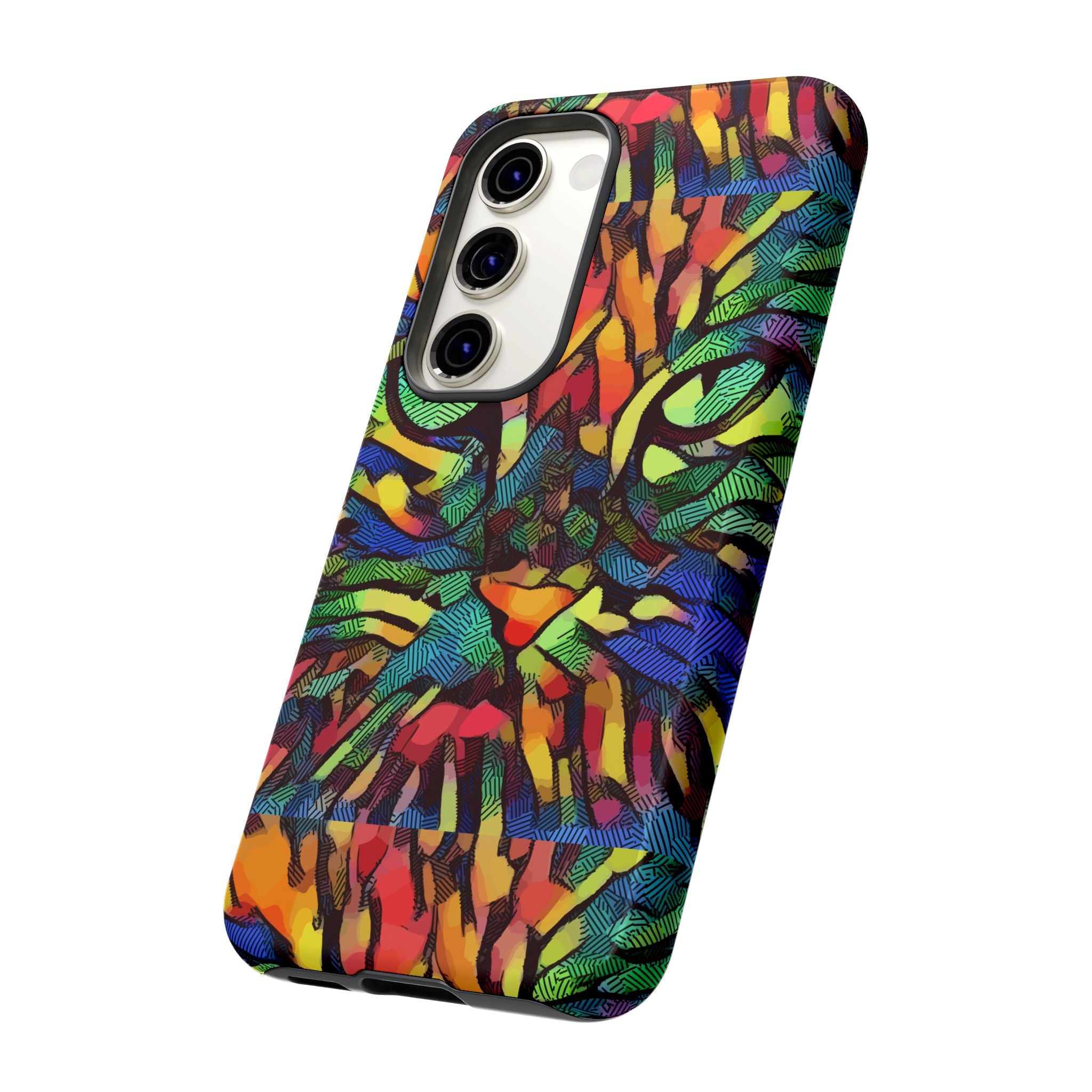 Colorful Phone Cases for Vibrant Style - Tough Cases, Unique Gifts, Animal Print, Artistic Design, Phone Accessories, Eco-Friendly