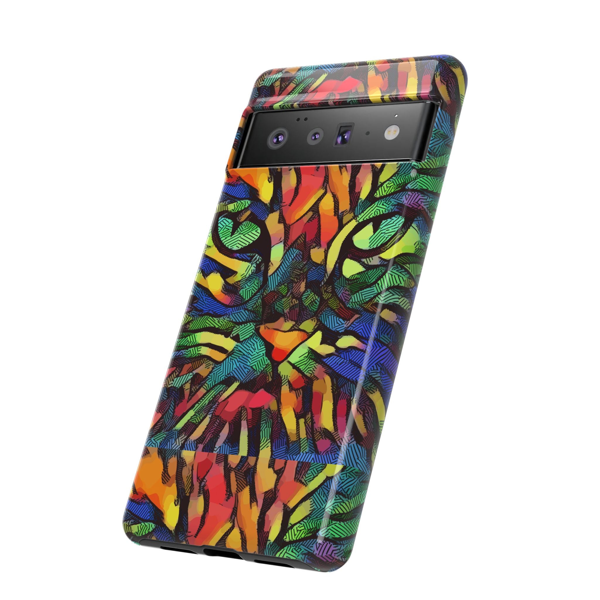Colorful Phone Cases for Vibrant Style - Tough Cases, Unique Gifts, Animal Print, Artistic Design, Phone Accessories, Eco-Friendly