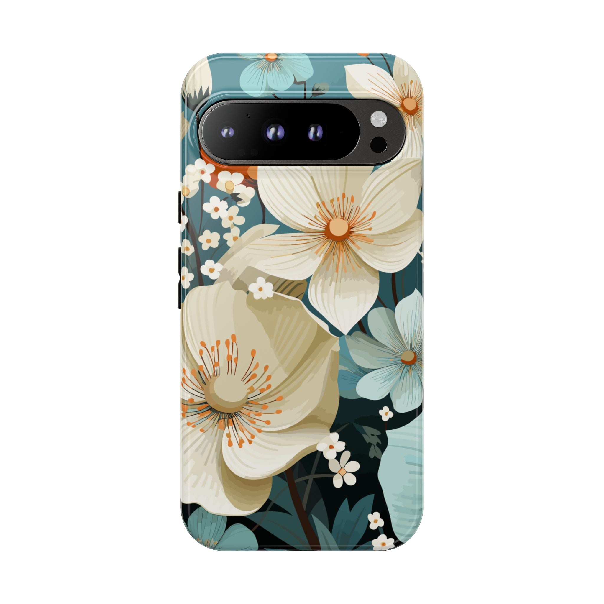 Floral Phone Case, Stylish Tough Cases with Botanical Design, Flower Print Phone Cover, Gifts for Nature Lovers, Eco-Friendly Mobile Cover