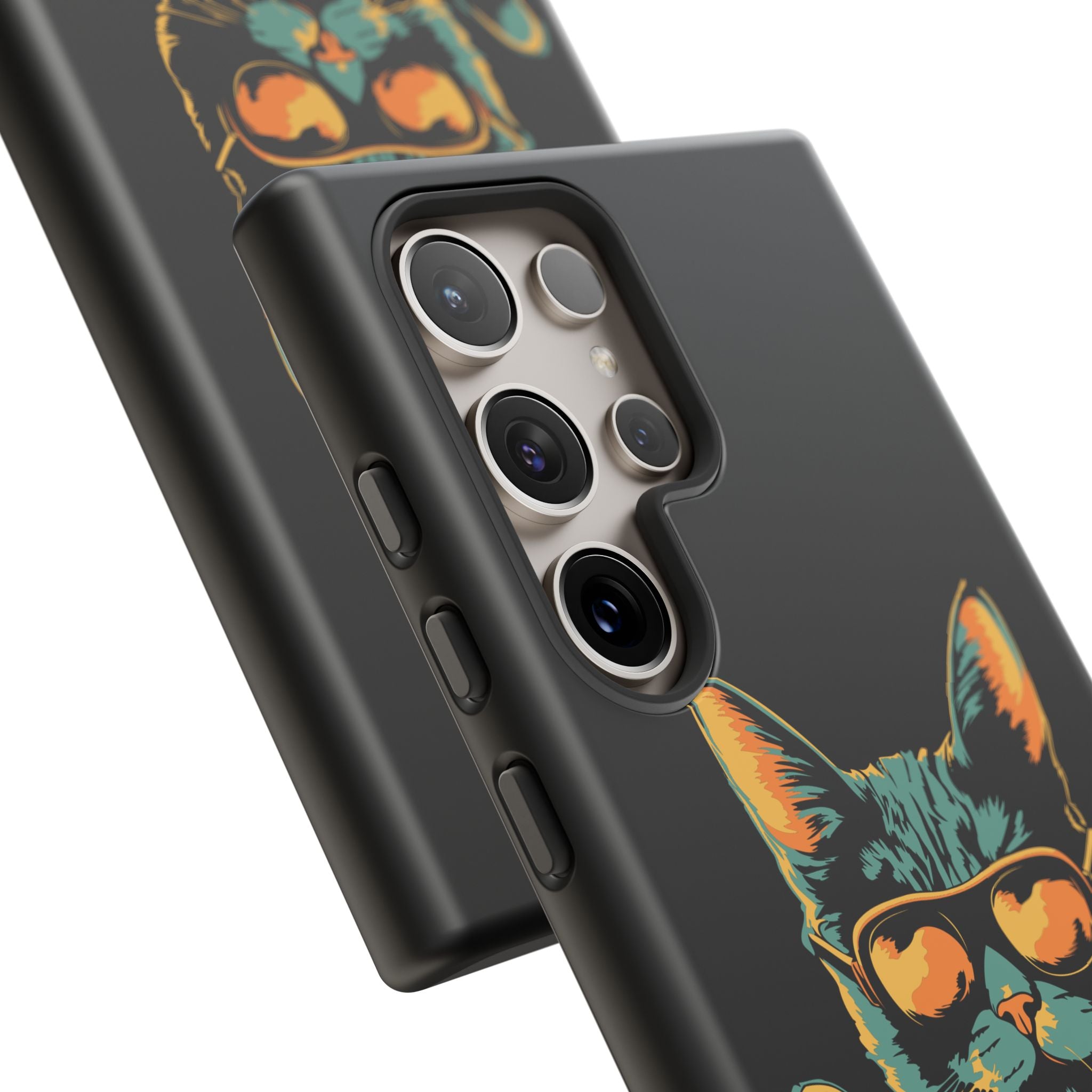 Cool Cat Phone Case, Stylish Phone Cover, Pet Lover Gift, Cute Cat Design, Fun Cat Accessories