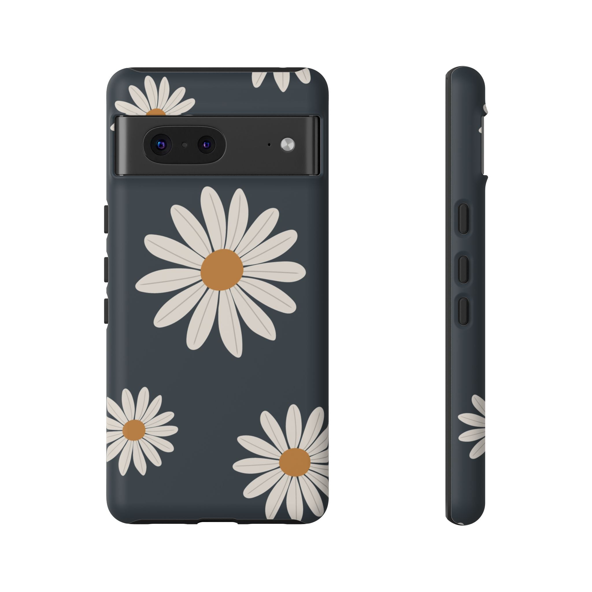 Daisy Phone Case, Floral Phone Cover, Tough Phone Case, Gift for Flower Lovers, Smartphone Accessory, Spring Design